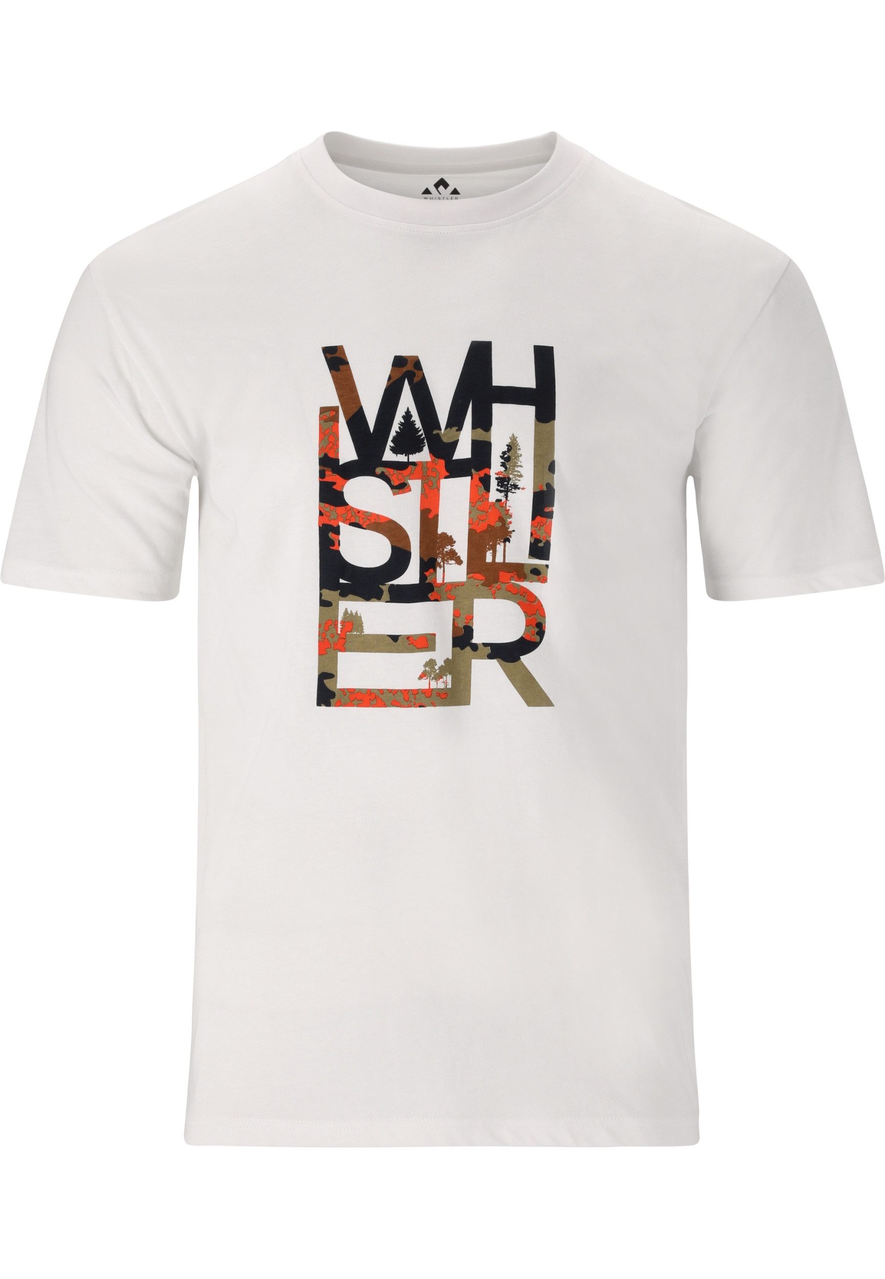 WHISTLER T-Shirt Layton M Printed Tee WHITE