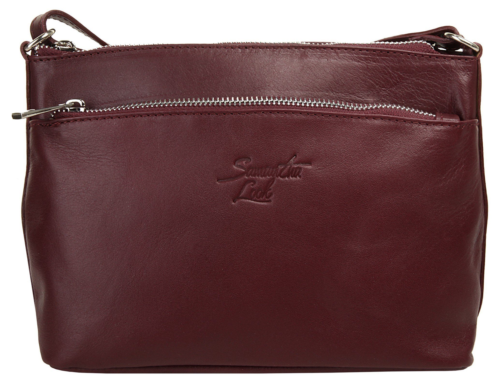 Samantha Look Umhängetasche, echt Leder, Made in Italy günstig online kaufen