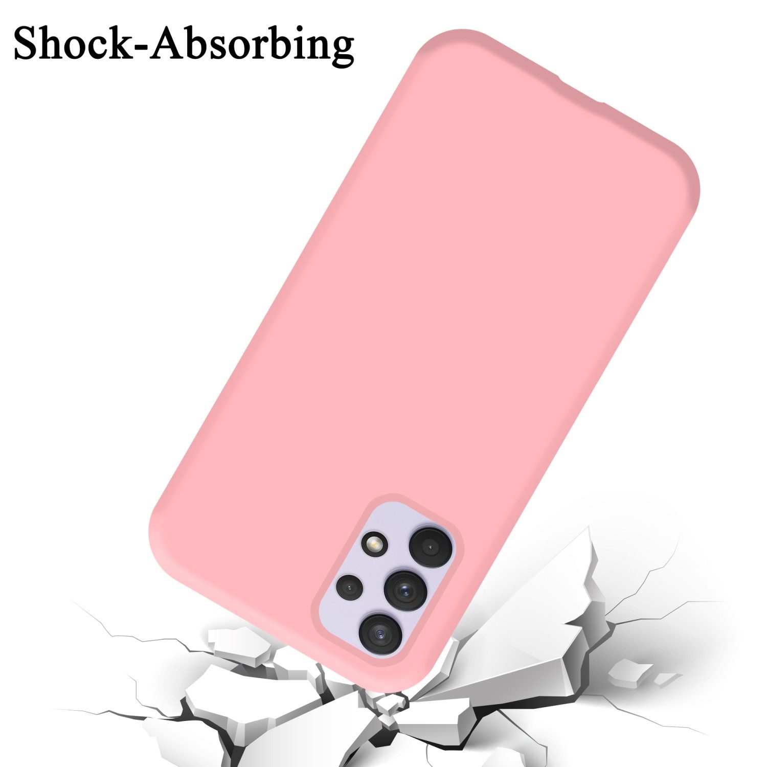 Cadorabo Handyhülle für Samsung Galaxy A33 5G Hülle Samsung Galaxy A33 5G, Flexible Hülle TPU Silikon Schutzhülle Back Cover Case