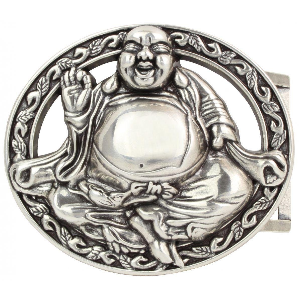 Gürtelschnalle Buddha 4,0 cm - Buckle Wechselschließe Gürtelschließe 40mm - Gürtel bi