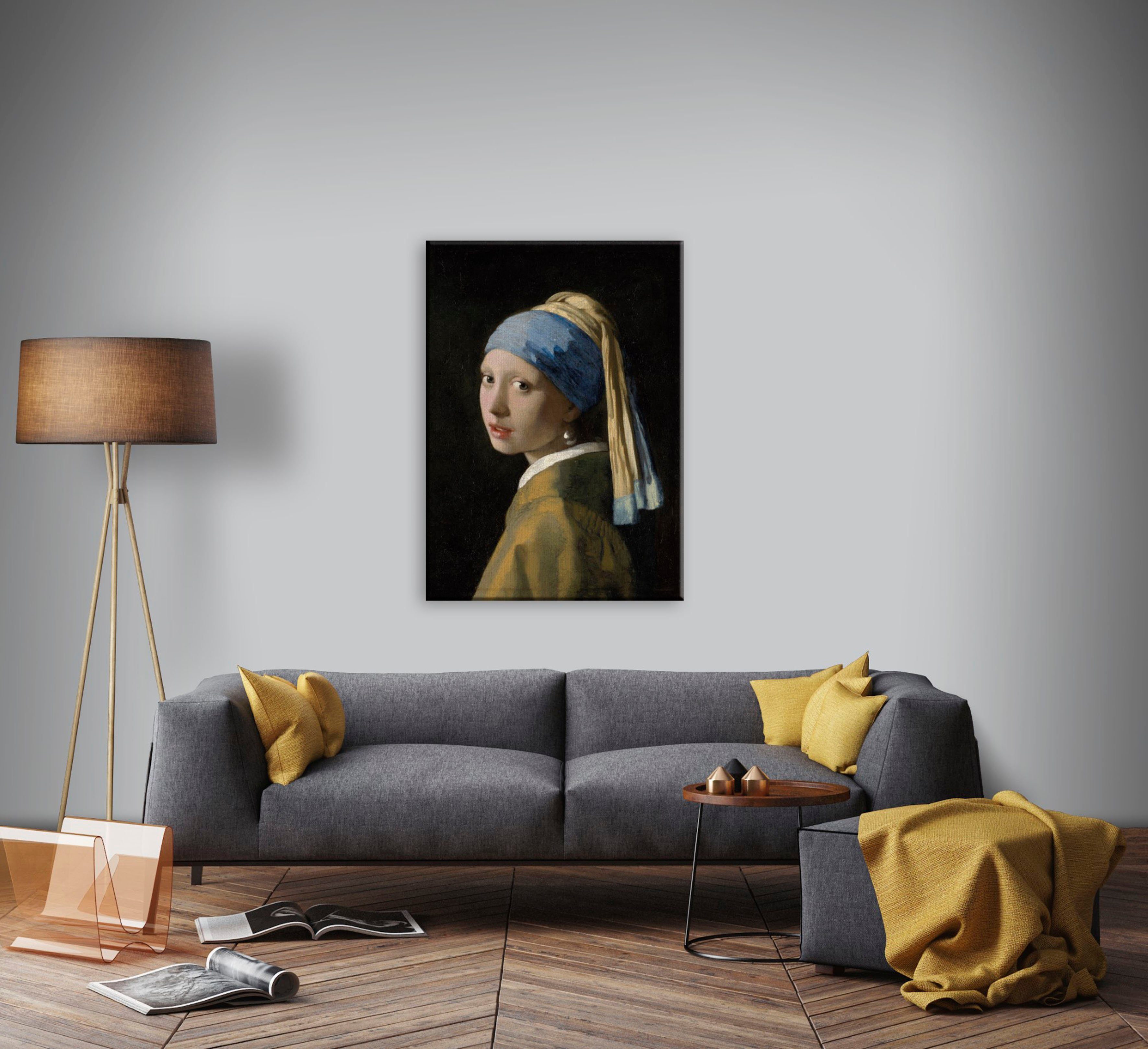 Art for the Meisje pare, home Leinwandbild met Vermeer de Jan