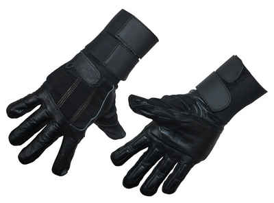 dynamic24 Motorradhandschuhe Leder Anti-Vibrationshandschuhe Sport Motorrad Motorcross