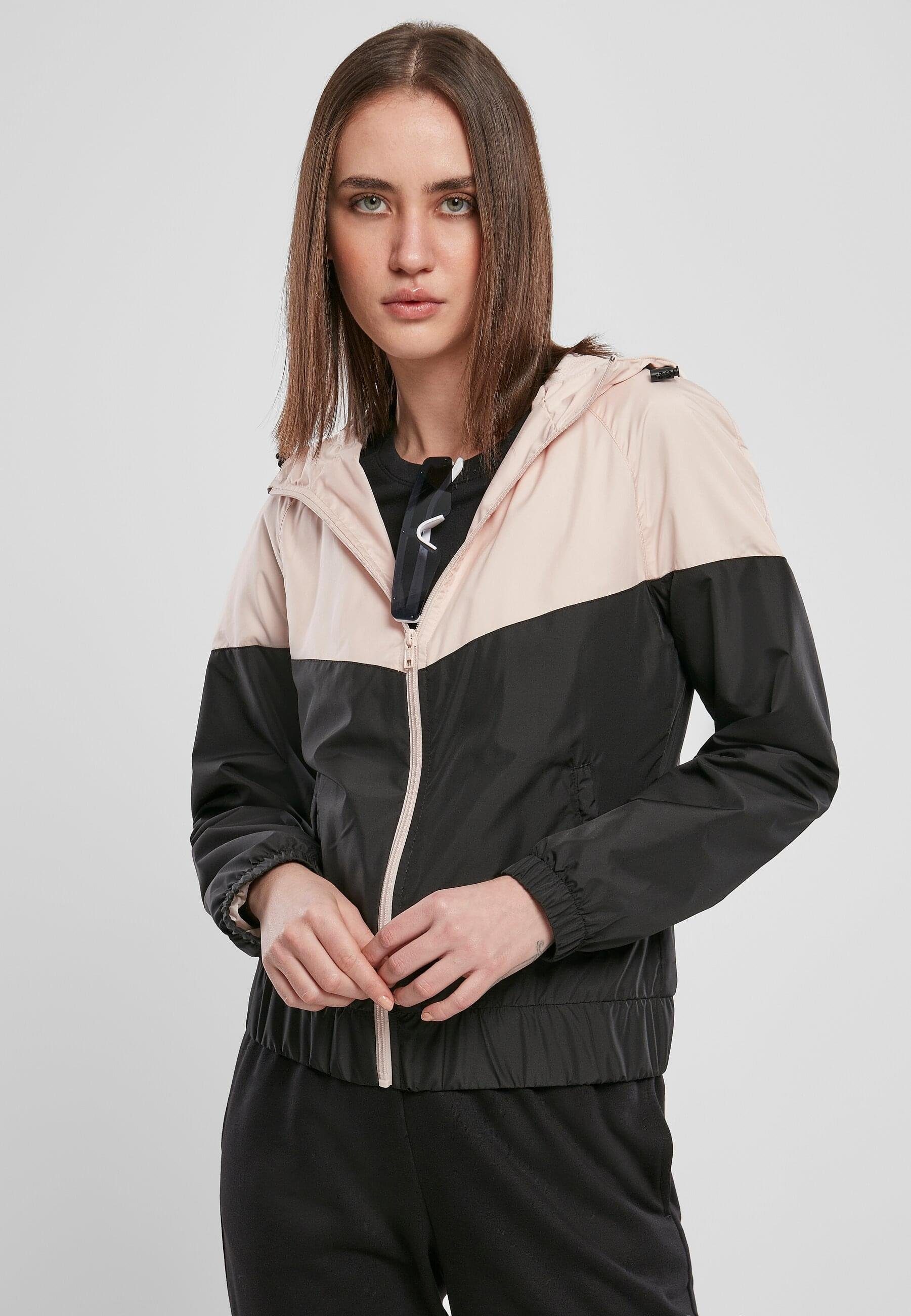 CLASSICS Sommerjacke (1-St) Damen Arrow Ladies lightpink/black URBAN Windbreaker