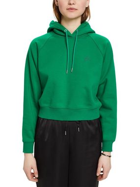 Esprit Sweatshirt Cropped-Hoodie mit Delfin-Logo (1-tlg)