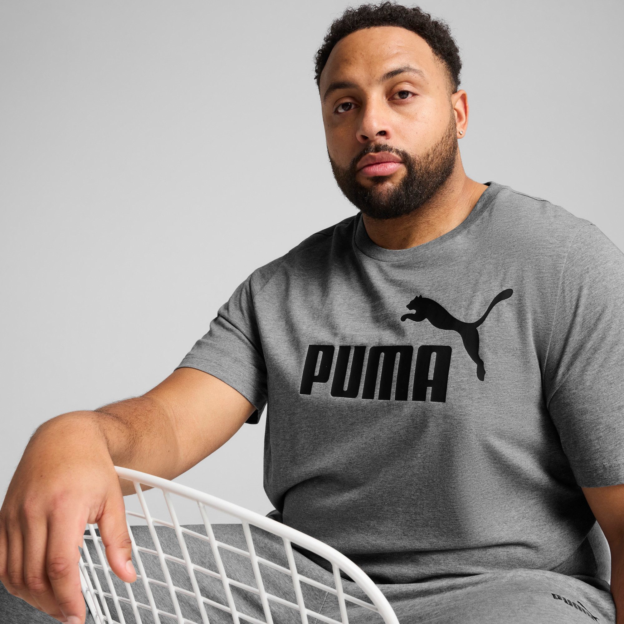 PUMA T-Shirt "ESS NO. 1 LOGO TEE", Basic Herren T-Shirt mit Logo günstig online kaufen