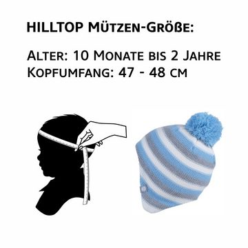 Hilltop Fleecemütze Babymütze, doppellagig, Kopfumfang 47-48 cm