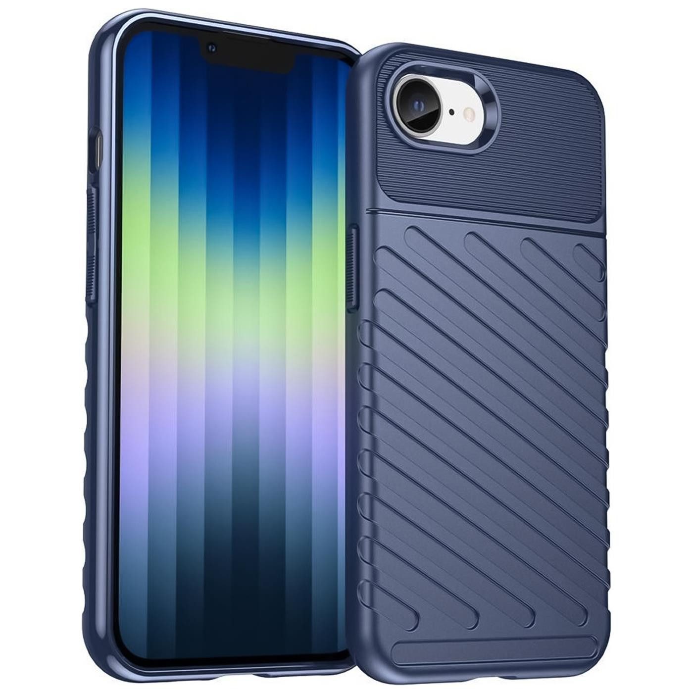 CoolGadget Handyhülle Thunder Hybrid Case für iPhone 17e / iPhone 16e 6,1 Zoll, stylische rutschfeste Schutzhülle Handy Hülle für iPhone 16e