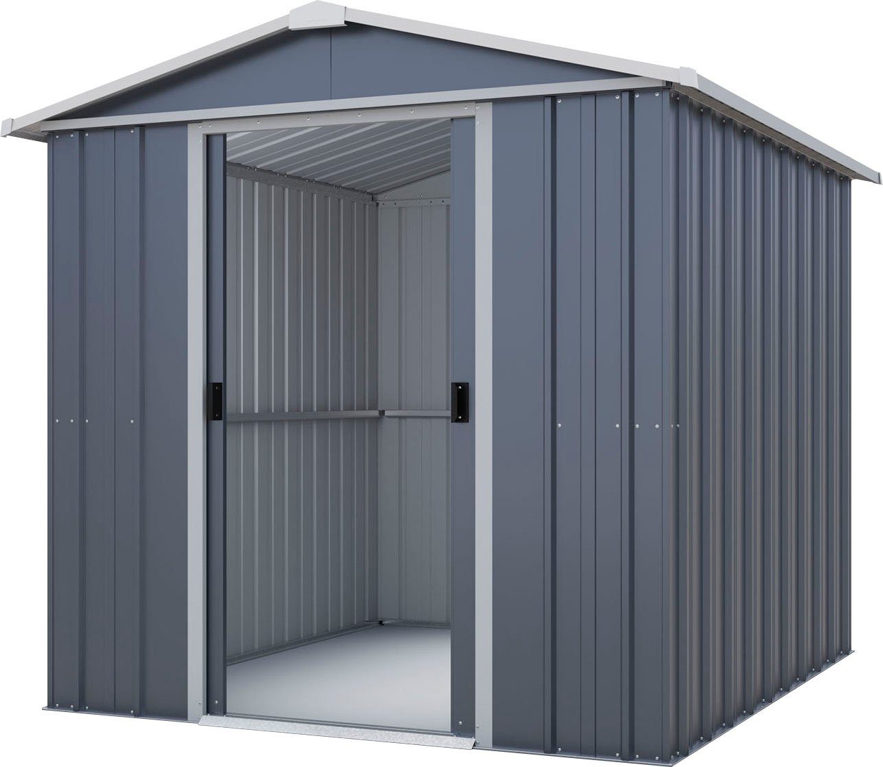 YARDMASTER Gerätehaus Heidelberg 67, BxT: 202x217 cm, Metall