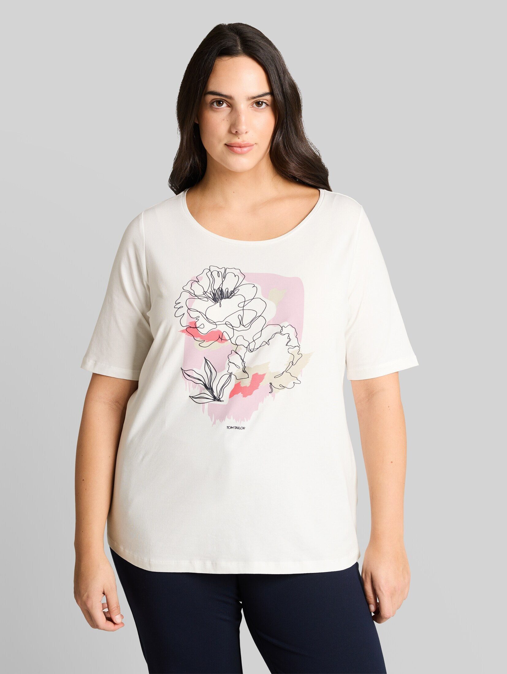 TOM TAILOR PLUS T-Shirt T-Shirt Plus Size - T-Shirt mit Print