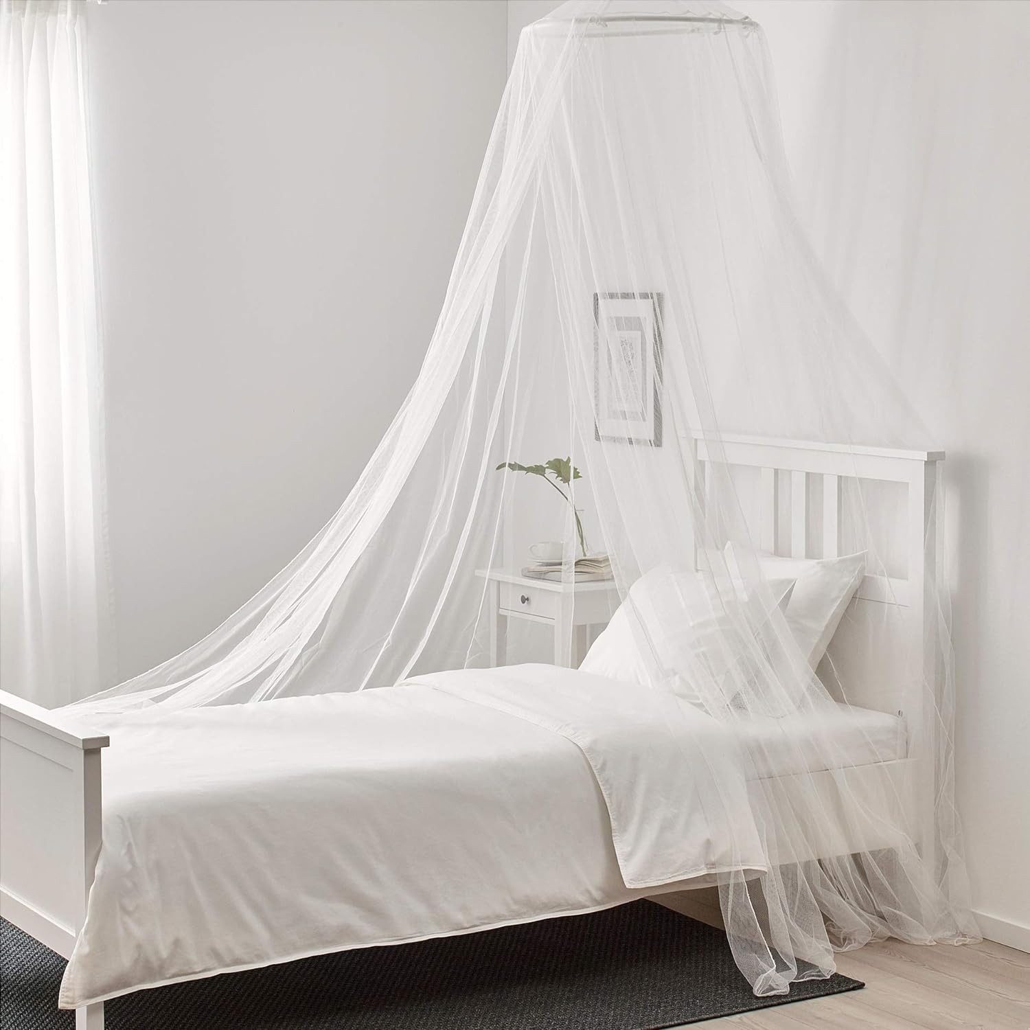 Sekey Moskitonetz Moskitonetz Bett Betthimmel Baby Baldachin Mückennetz Weiß, Insektenschutz Fliegengitter Fliegennetz Kinder für Bett und Reise