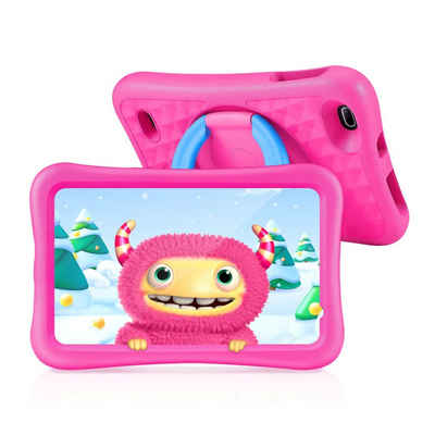 VANKYO Lerntablet »S8 pink«, 2GB RAM, 32GB ROM, Kidoz Vorinstalliert, 1080p Full HD-Display, WiFi Android Tablet Kinder mit 5MP Kamera, Kindersicher, Tablet für Kinder mit kindgerechter Hülle