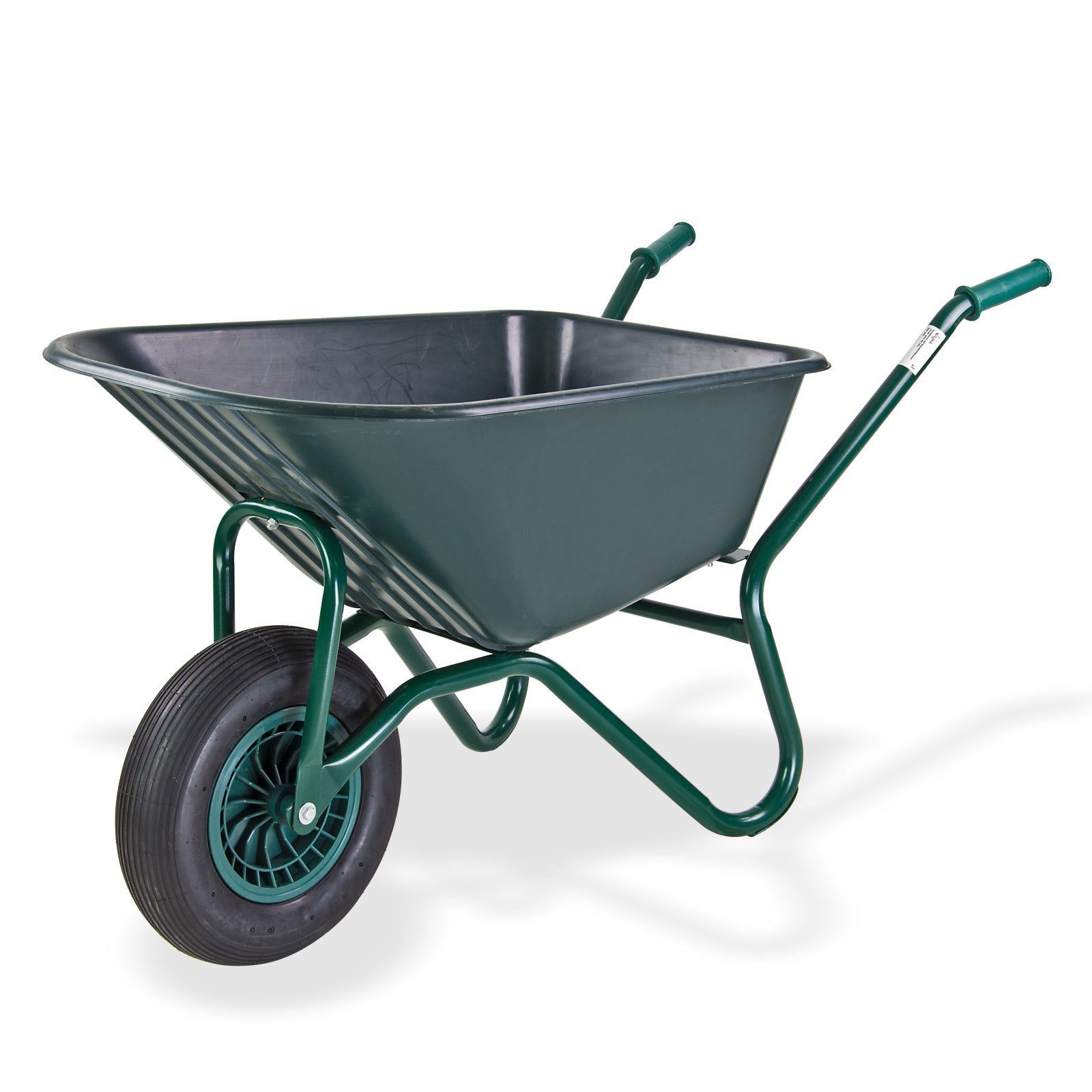 DEMA Schubkarre Schubkarre Gartenschubkarre mit Kunststoffwanne 85 Liter - 180 kg