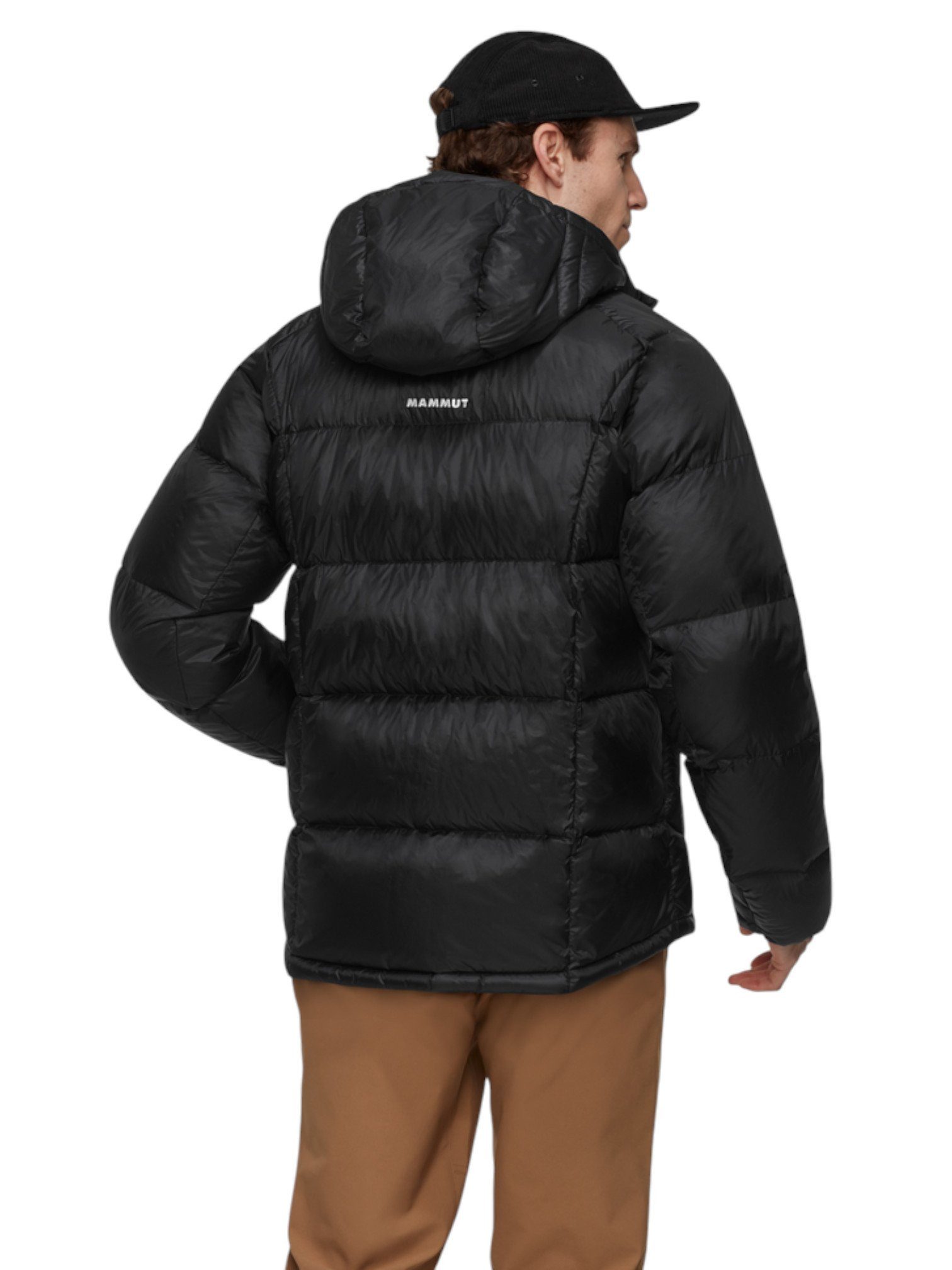 Mammut Winterjacke Glacier Glow Insulated Hooded (wärmend dank Kunstfaserfüllung) schwarz