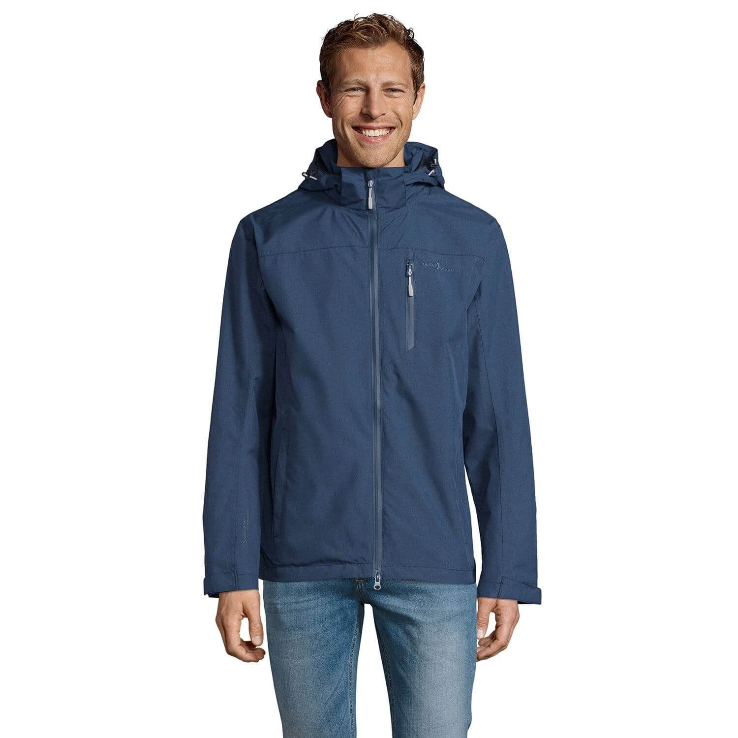 Blue - Jacke Wave Mesh-Futter Wasserdichte Henk Funktionsjacke mit blue Herren Outdoor-Jacke nights