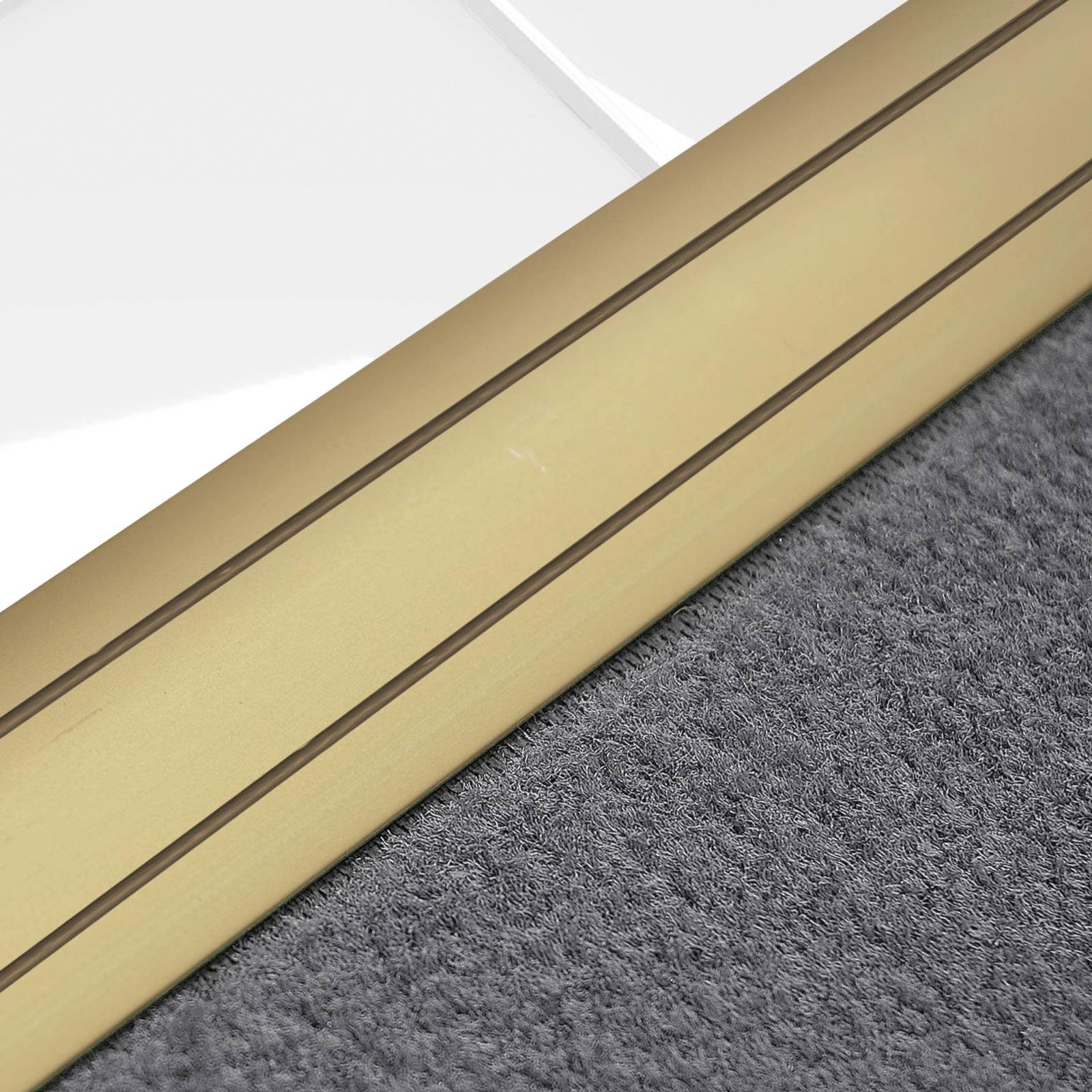 Floordirekt Übergangsprofil Firm 36 mm, Erhältlich in 4 Farben & 3 Größen, Selbstklebend, C-Form – Bild 2 von 3