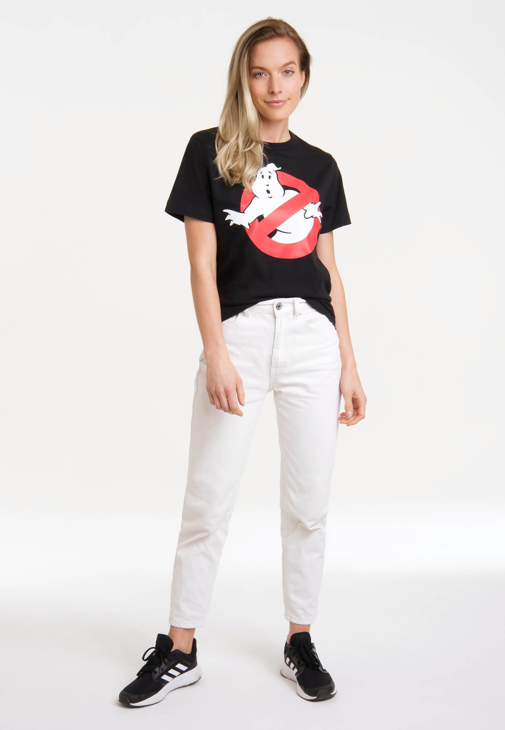 LOGOSHIRT T-Shirt Ghostbusters Logo mit lizenziertem Print