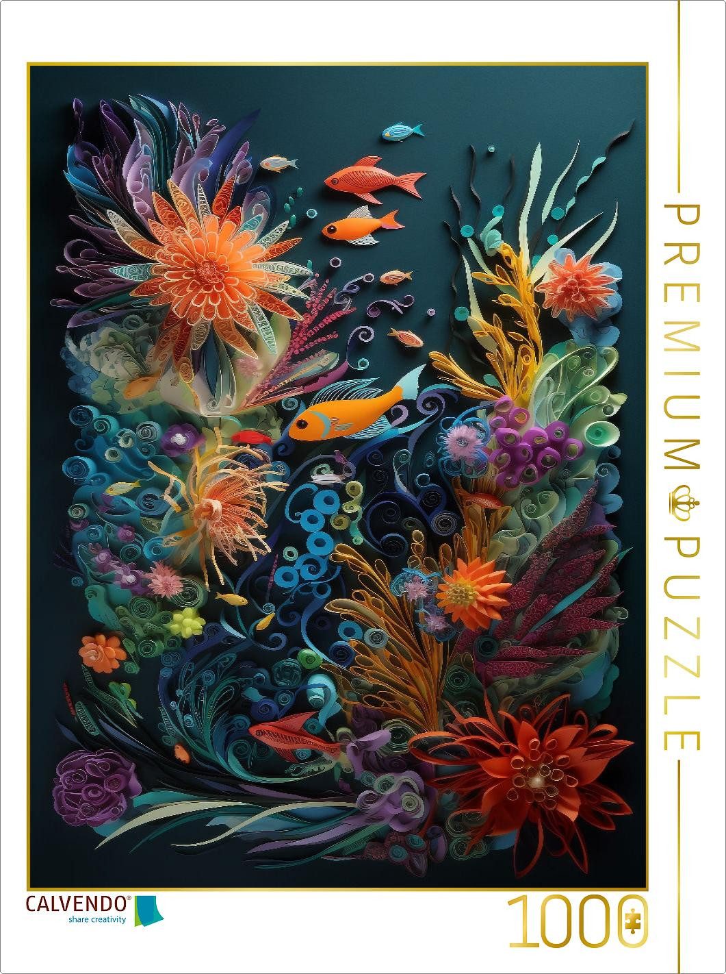 CALVENDO Puzzle CALVENDO Puzzle Buntes Aquarium, 1000 Teile Lege-Größe 64 × 48 cm Fot, 1000 Puzzleteile