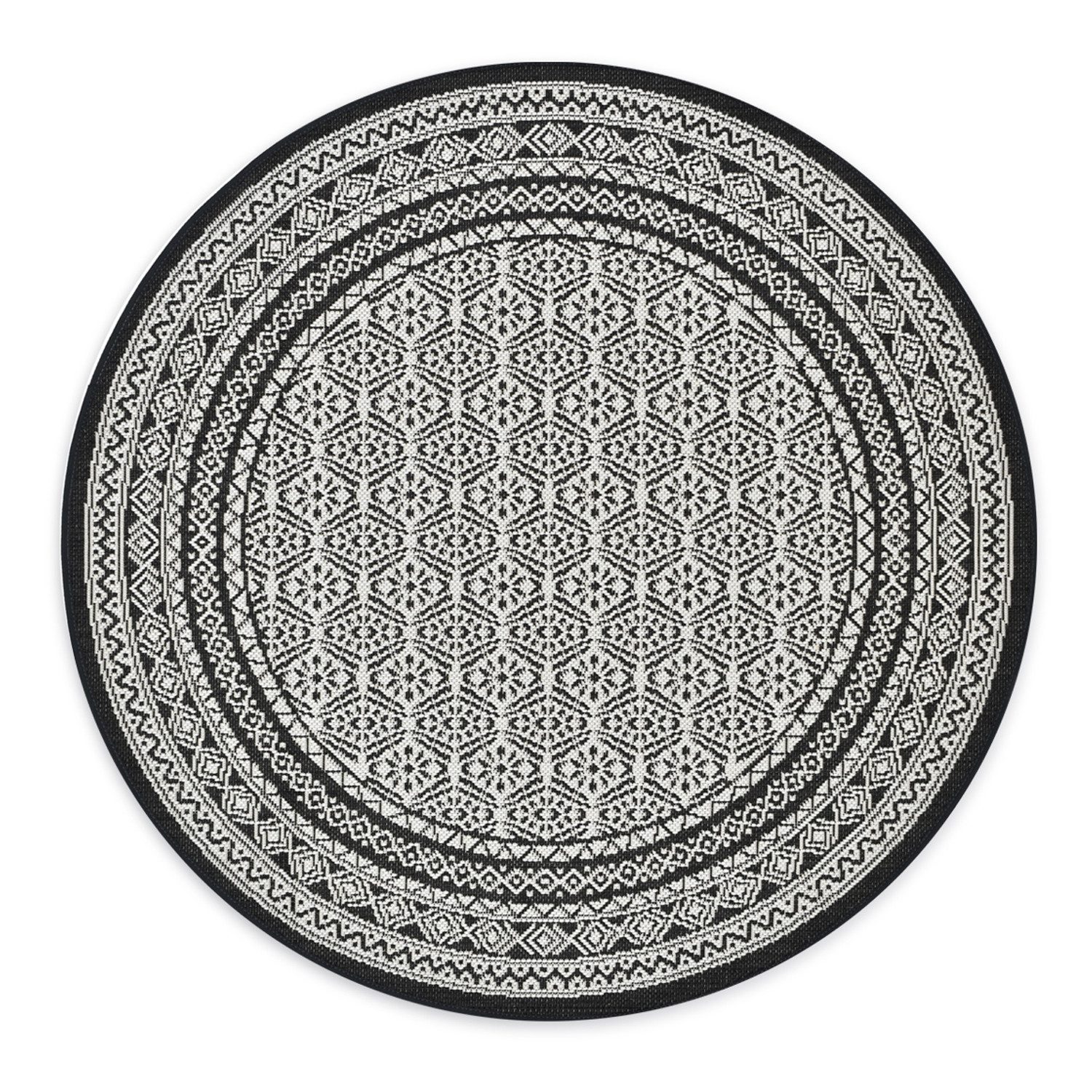 DomDeco Outdoorteppich In- & Outdoor Teppich Rund FINN - Y, Rund