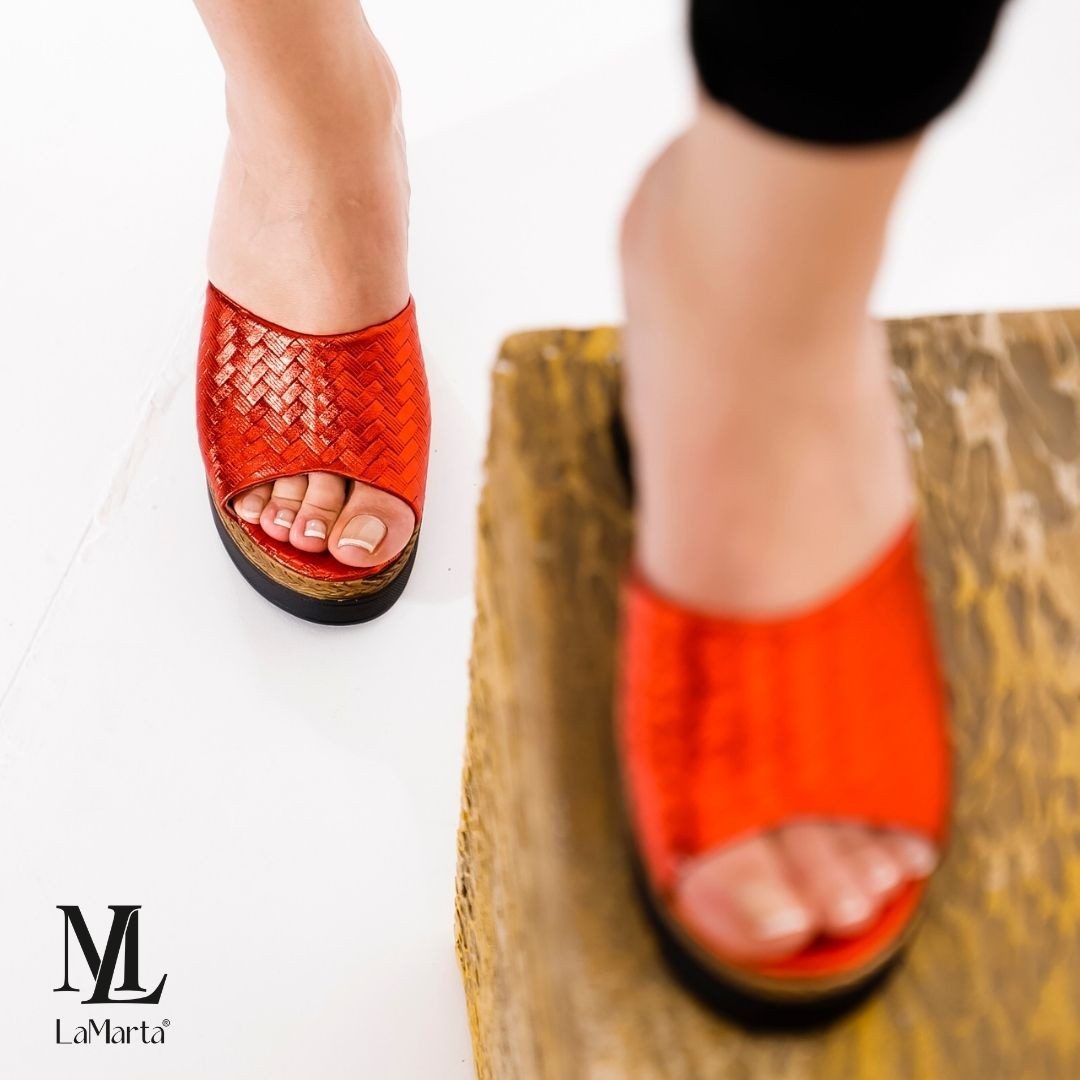 LaMarta sandalen Damen-LM/02/RED Sandale veganes Material günstig online kaufen
