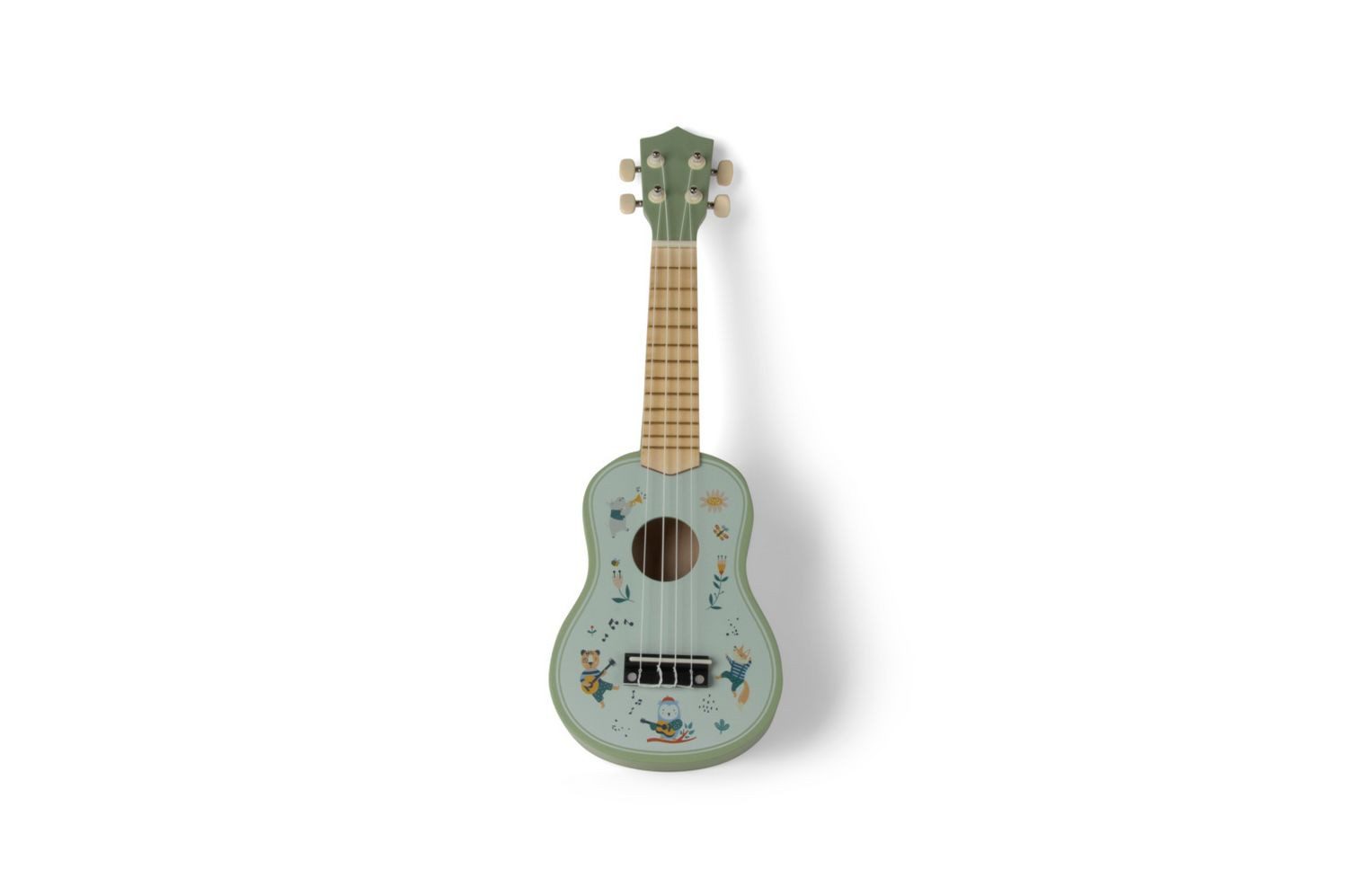 dantoy Spielzeug-Gitarre Holz Geschenkbox Holzbaukasten
