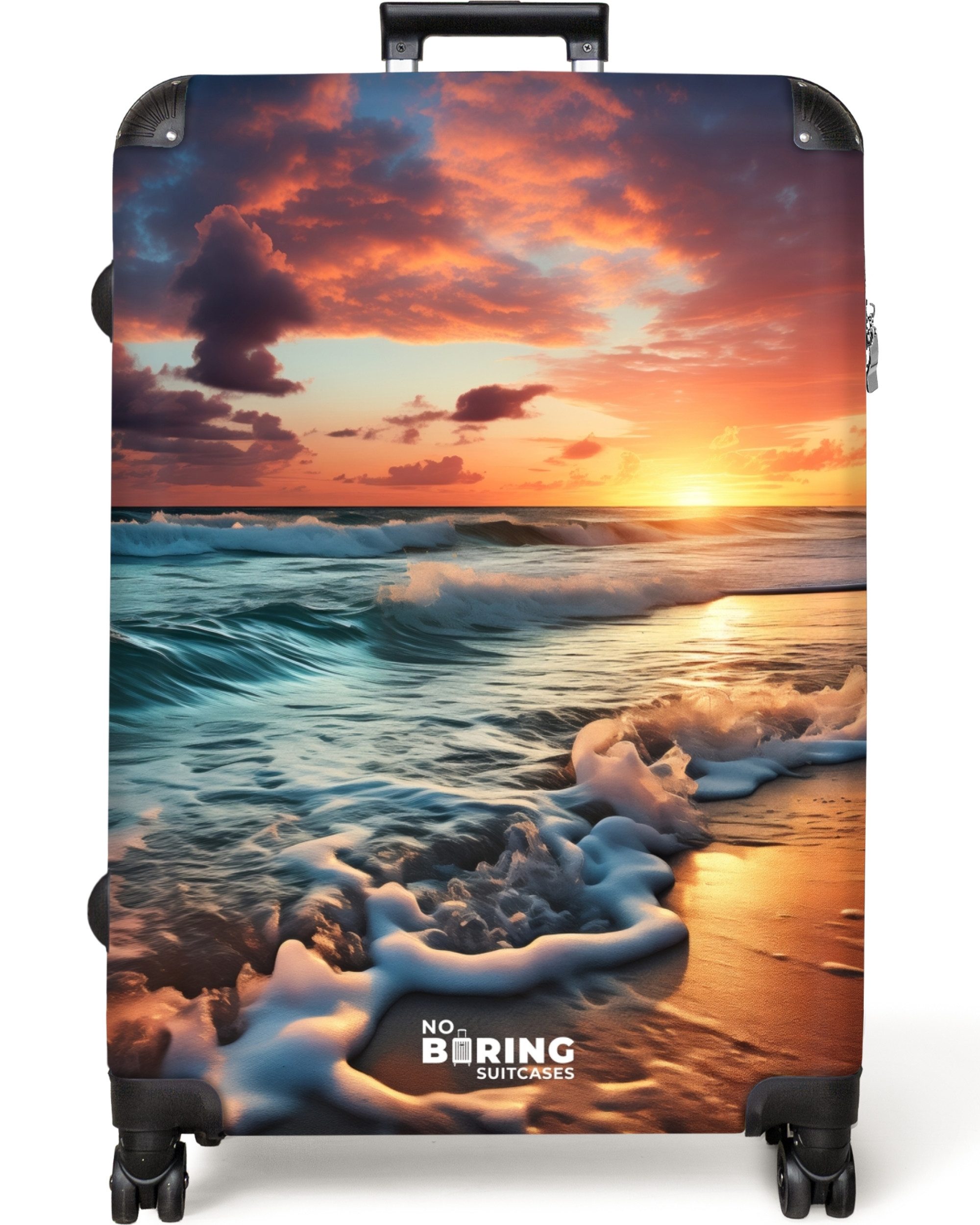 NoBoringSuitcases.com© Hartschalen-Trolley Gewelltes Meer bei Sonnenunterga günstig online kaufen