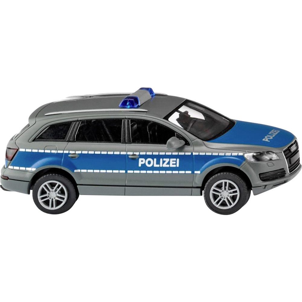 Modelleisenbahn-Straße Wiking 013308 H0 Einsatzfahrzeug Modell Audi Q7 Polizei