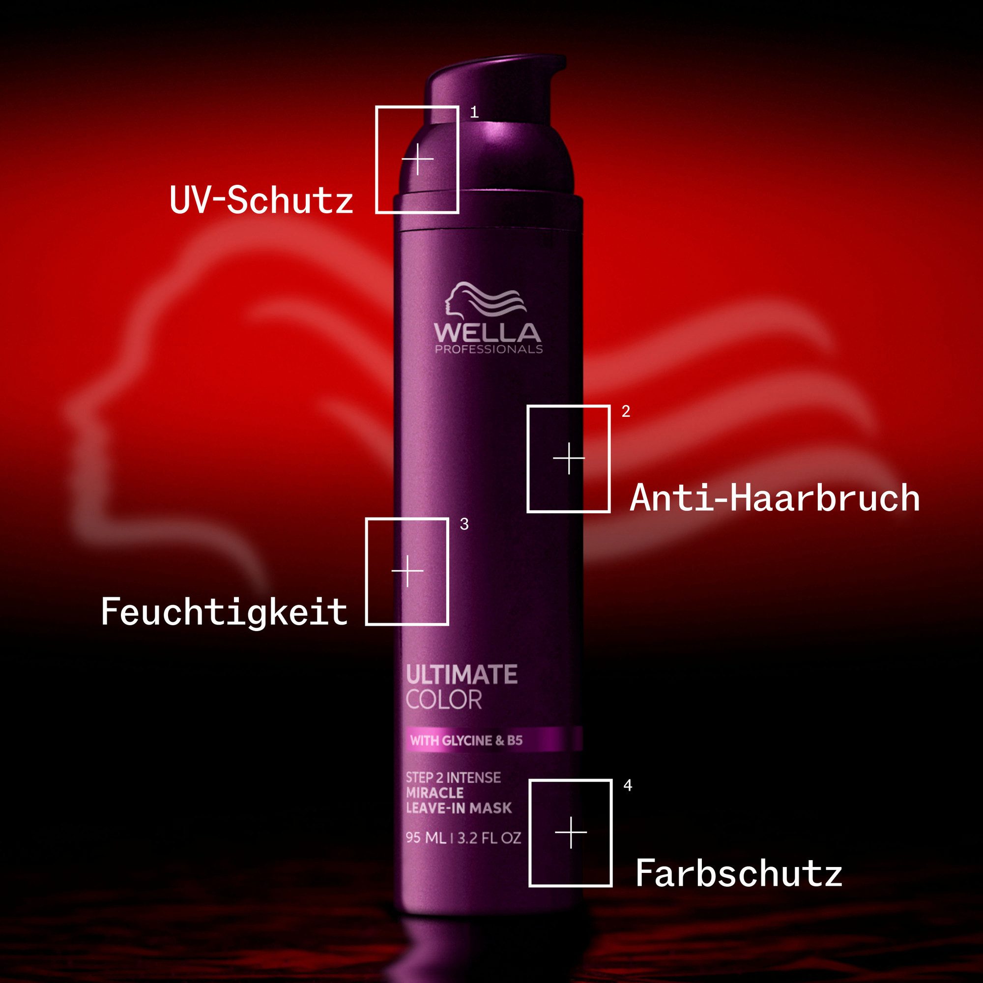Wella Professionals Leave-in Pflege ULTIMATE COLOR MIRACLE LEAVE-IN MASK, für coloriertes Haar, feuchtigkeitsspendend