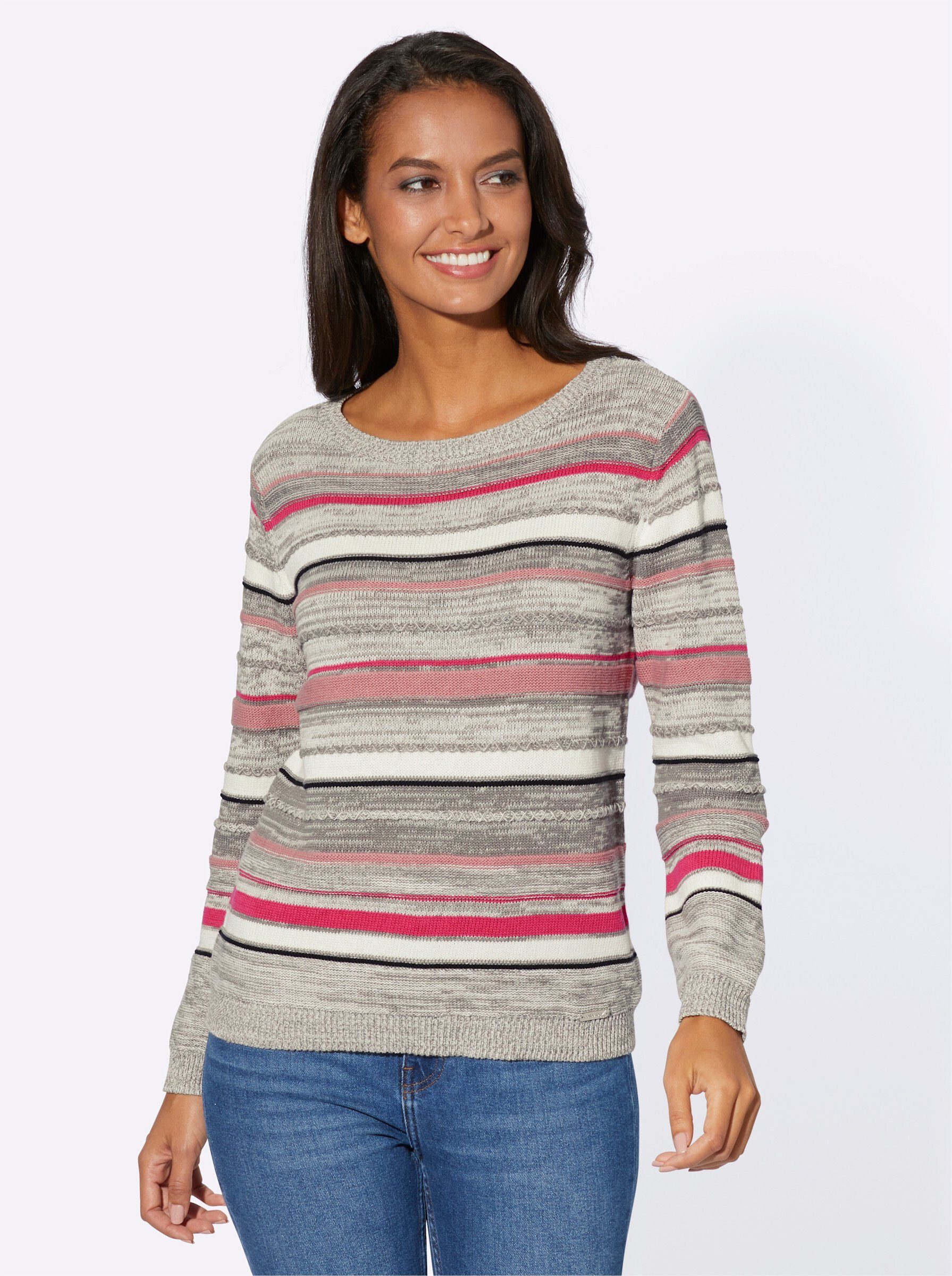Strickpullover Langarm-Pullover