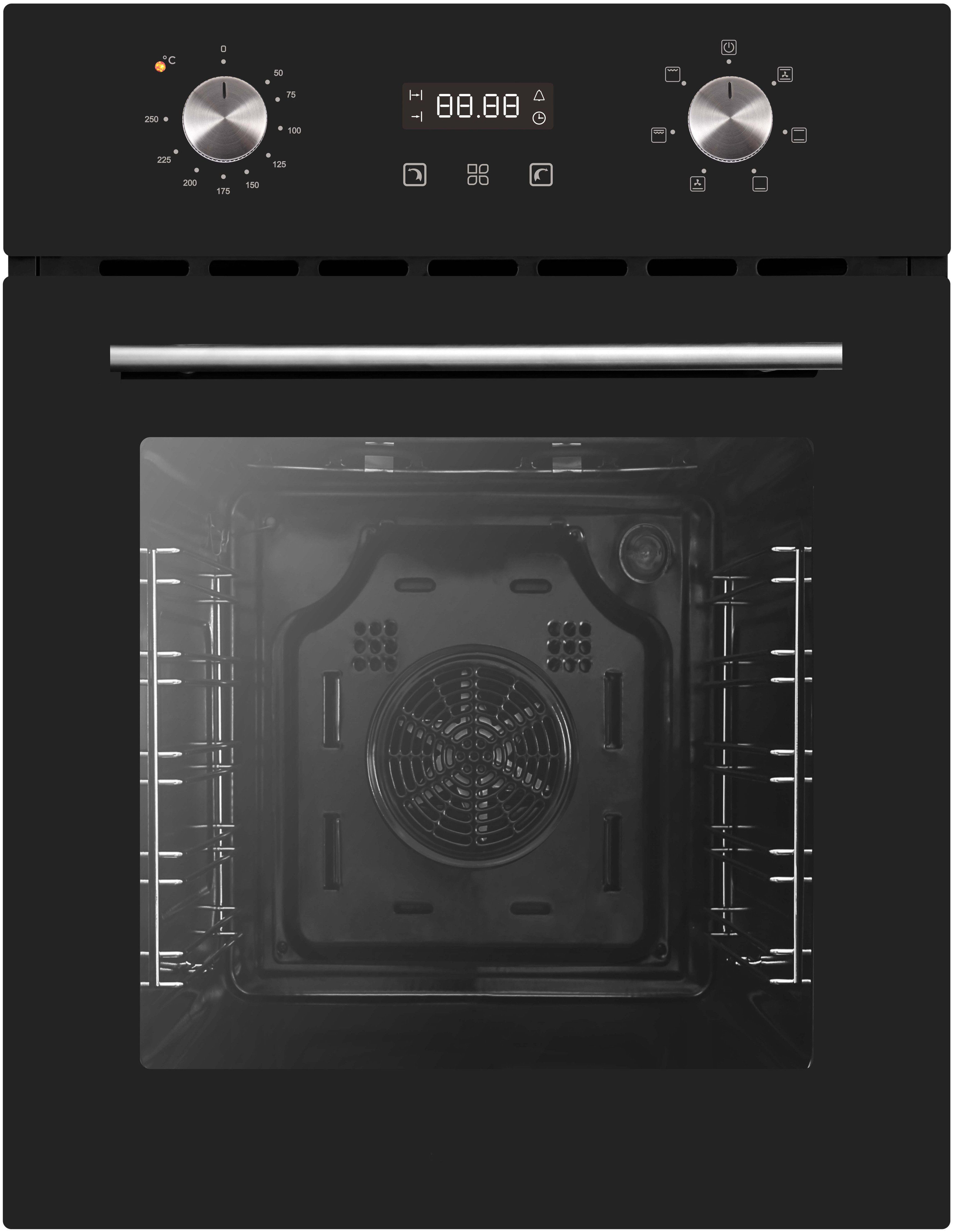 PKM Elektro-Herd-Set Einbau Herd Set Backofen nur 45 cm breit Glaskeramik-Kochfeld Umluft, mit 1-fach-Teleskopauszug – Bild 3 von 5