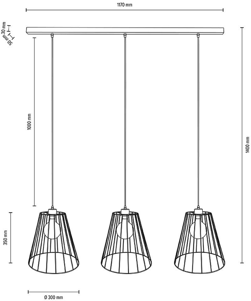 Europe Made Produkt / LIGHTING made E27 LM Hängeleuchte Swan, wechselbar, Leuchte Dekorative Leuchtmittel, BRITOP in Leuchtmittel ohne passende in Europe, Metall, aus exkl.,