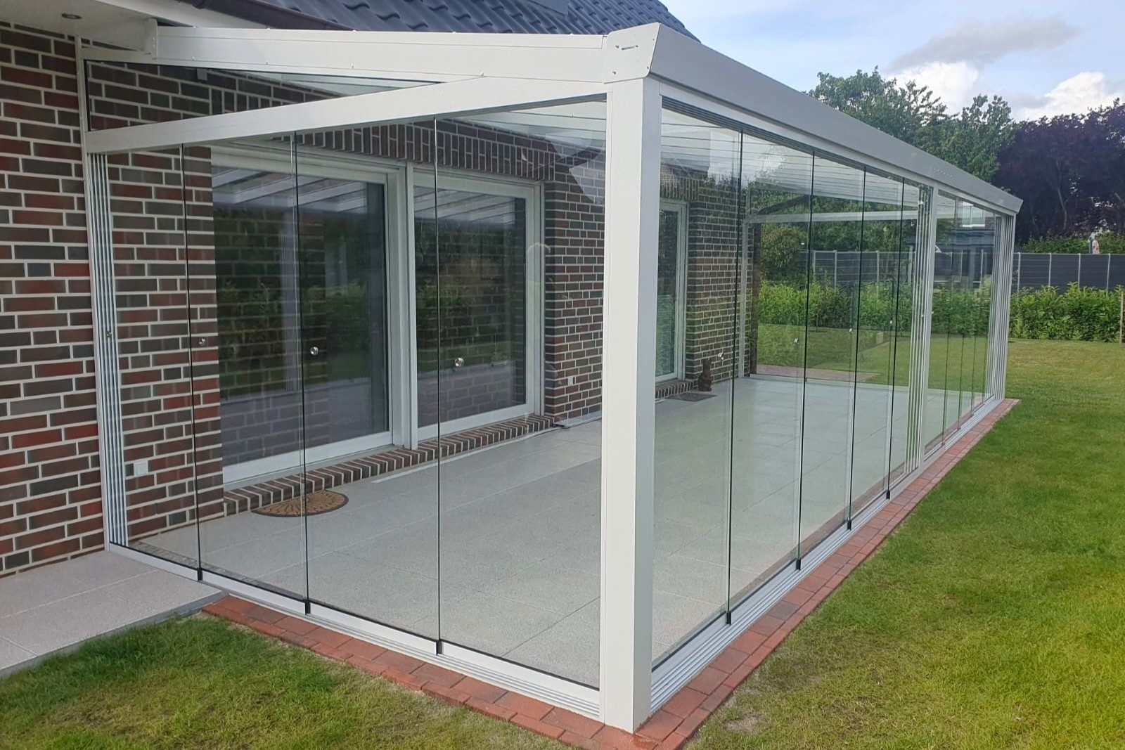 Terrasse2000 Wintergarten Kaltwintergarten Cuxhaven mit Stegplatten, BxT: 400x300 cm, Bedachung Doppelstegplatten