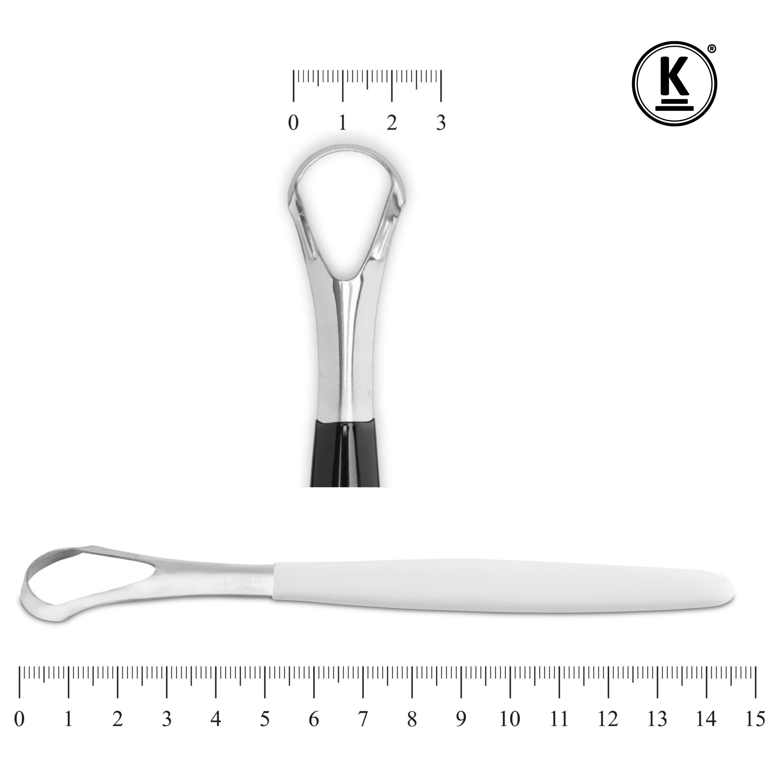 K-Pro Zungenreinigeraufsatz Zungenschaber, Zungenreiniger für frischen Atem, Set, 2er, zungenpflege mundgeruch, zungenreinigung tool