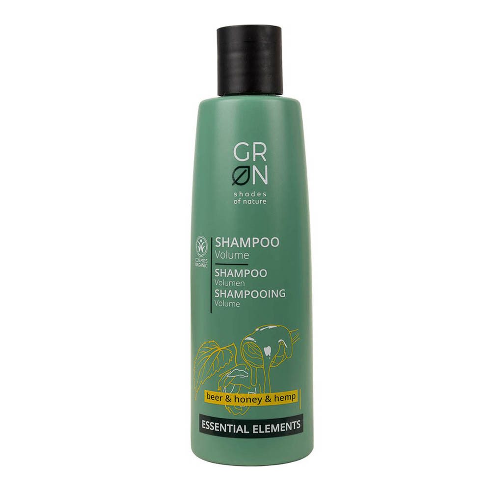 GRN - Shades of nature Haarshampoo Essential Elements - Shampoo Volume beer& honey& hemp 250ml