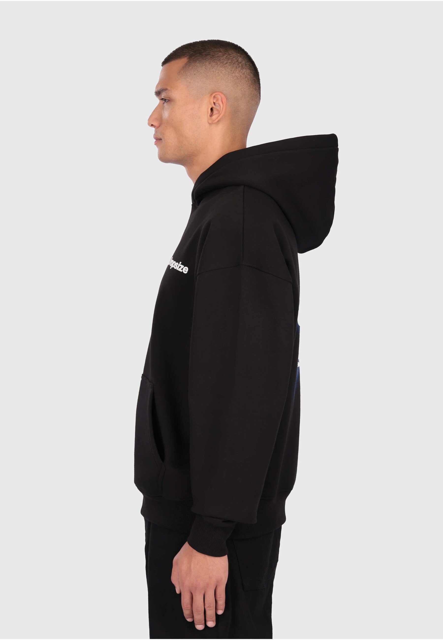 Dropsize Kapuzenpullover Dropsize HEAVY OVERSIZE HALFTONE STAR HOODIE (1-tlg)