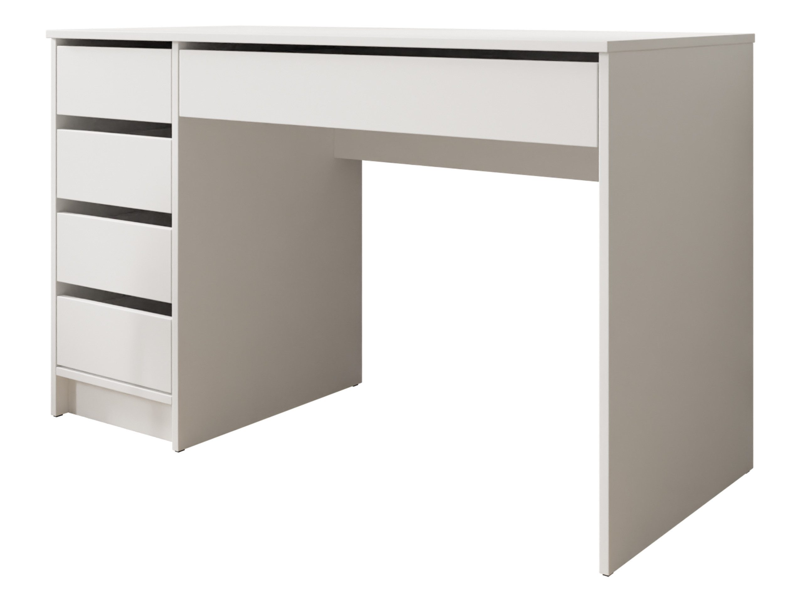 MIRJAN24 Schminktisch Ada (mit 5 Schubladen), Schreibtisch ist universell - Links / Rechts, Griffloses System