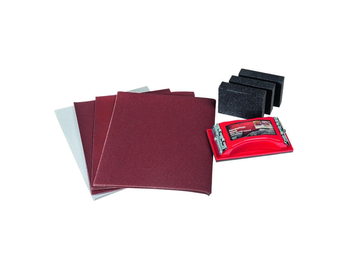 WALTER Schleifpapier Handschleif, (Set, 24 St)