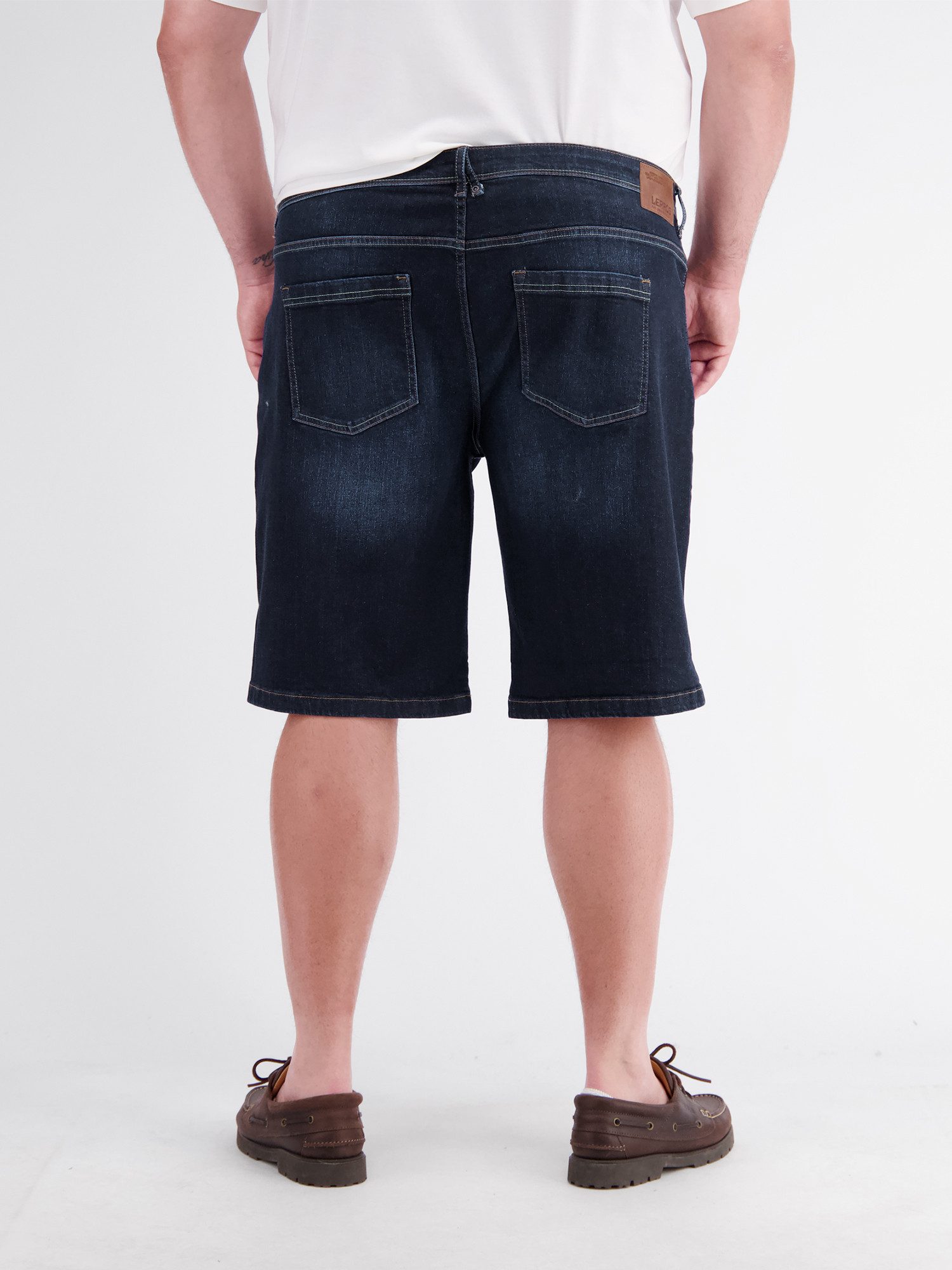 LERROS Bermudas Denim Bermuda aus flexiblem Baumwollmix, große Größen