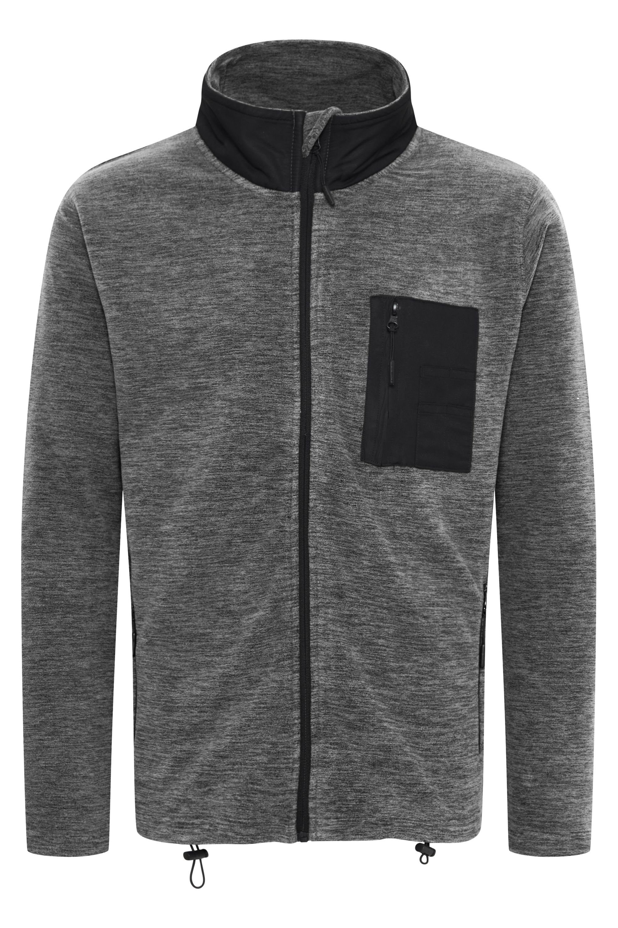 Indicode Fleecejacke IDWilton Herren Fleecejacke mit Stehkragen günstig online kaufen