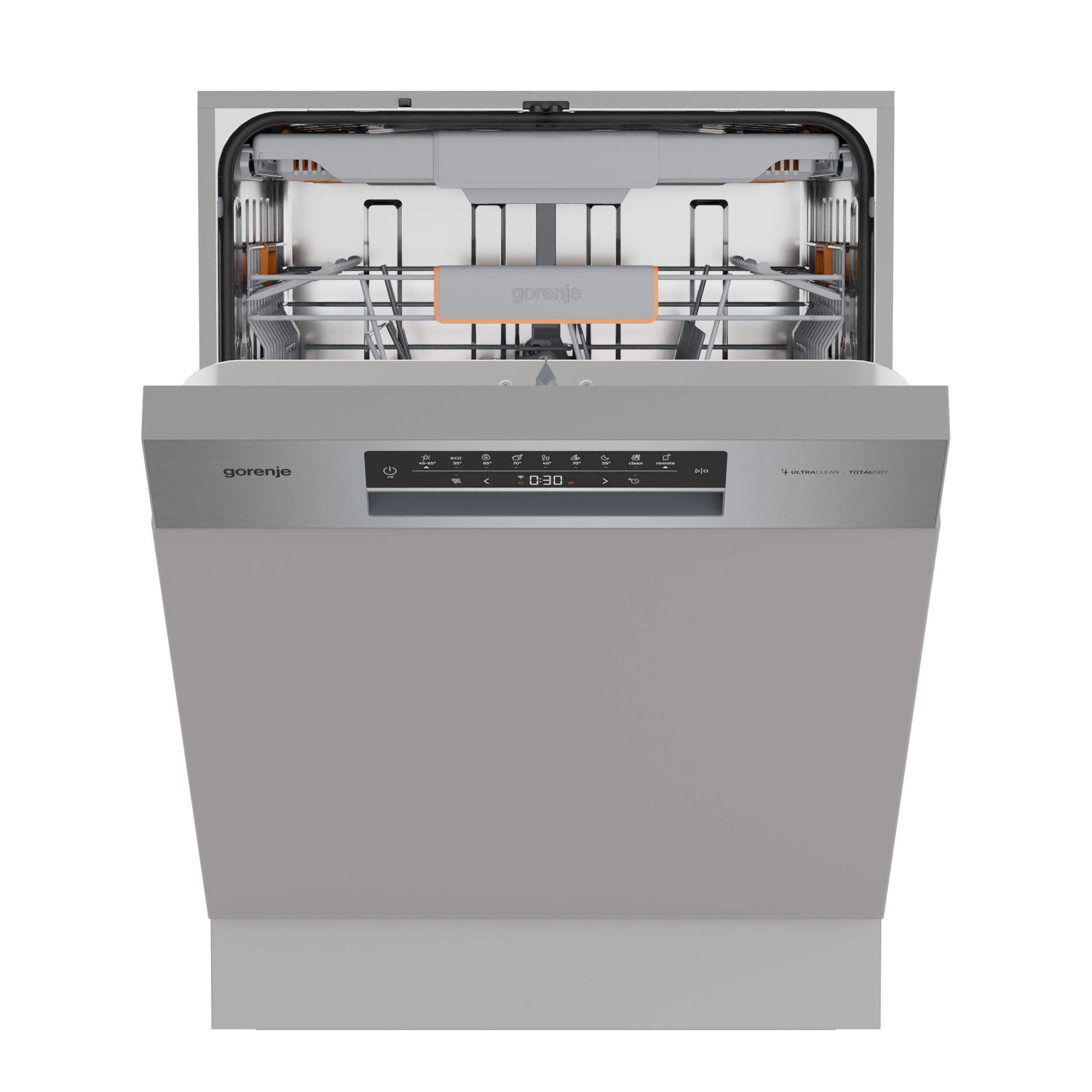 GORENJE teilintegrierbarer Geschirrspüler GI673A92X, 9,4 l, 16 Maßgedecke, TotalDry - auto. Türöffnung