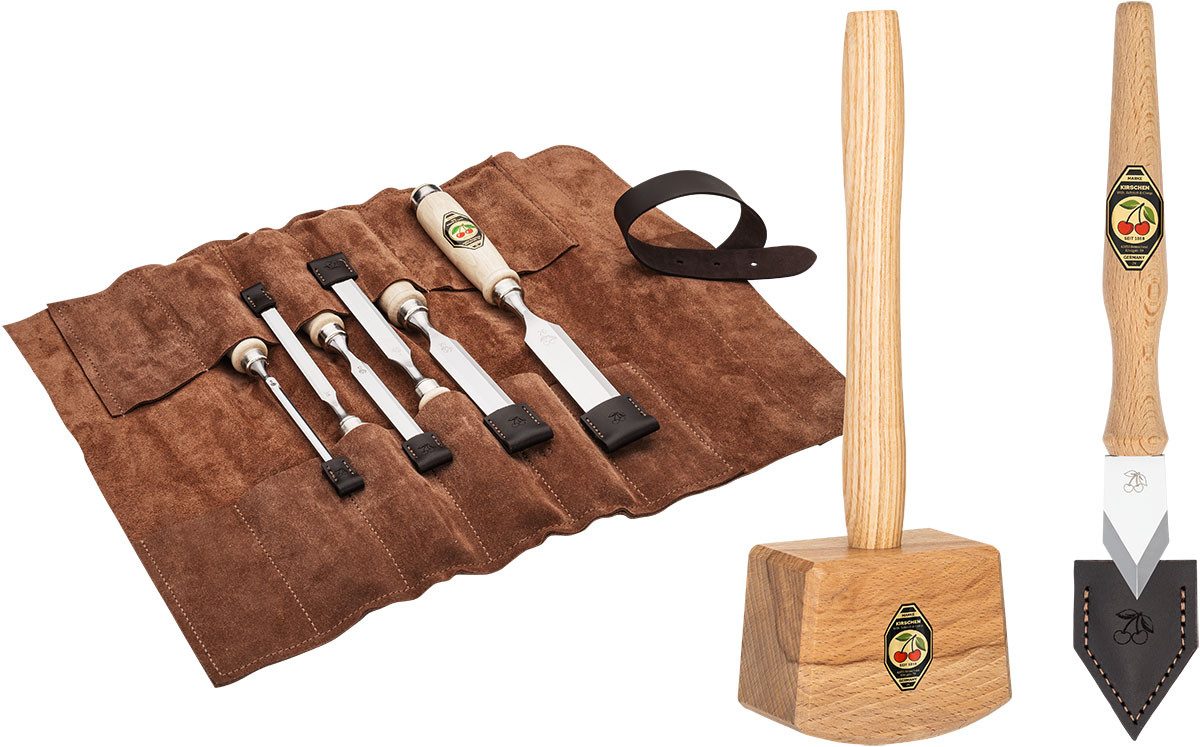 Stechbeitel KIRSCHEN WOODWORKER Essentials Set 2 - Stechbeitelsatz 6-10-12-16-20-2