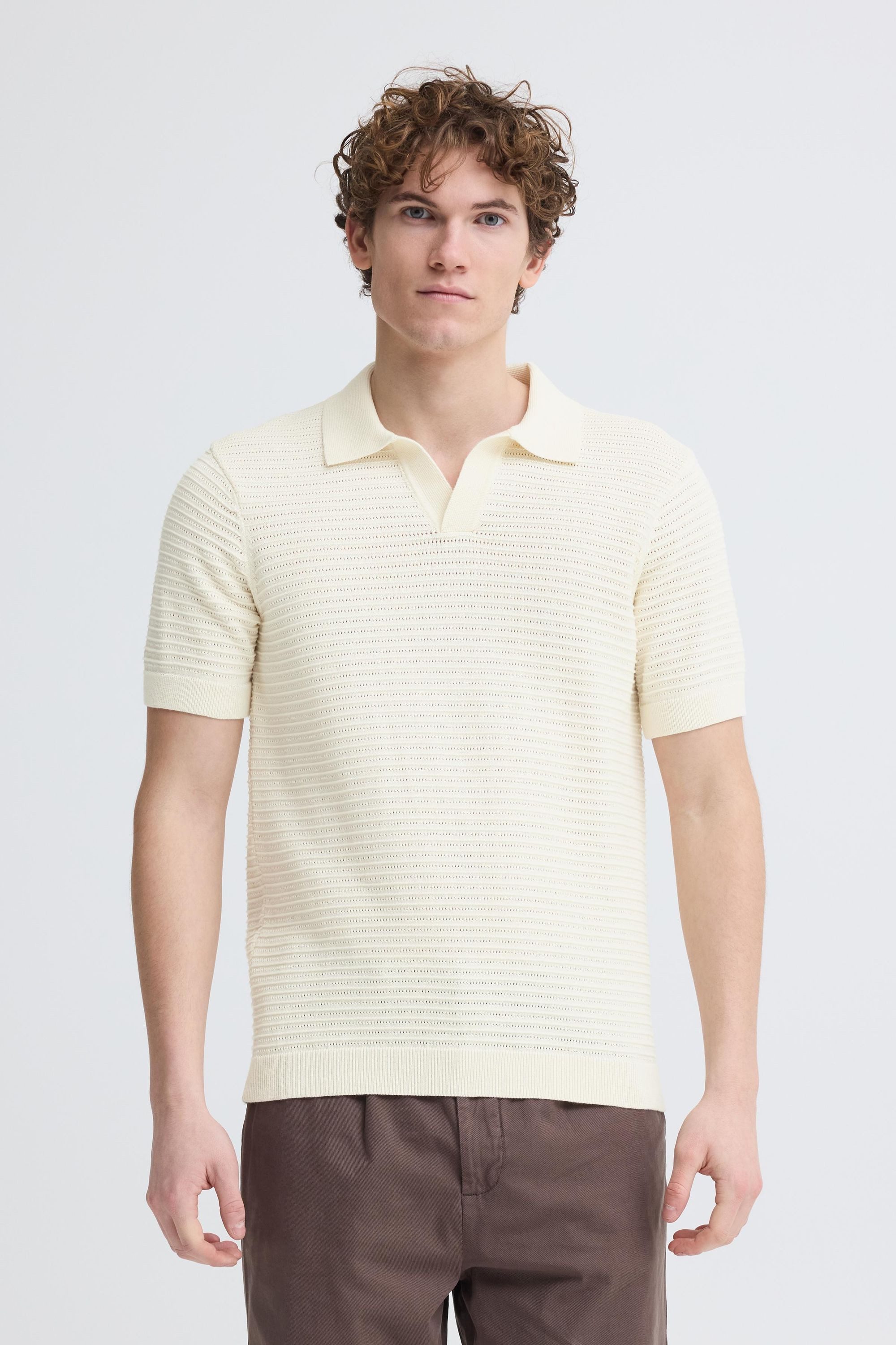 Kronstadt Poloshirt KSRenmar Leichtes Strick-Polo