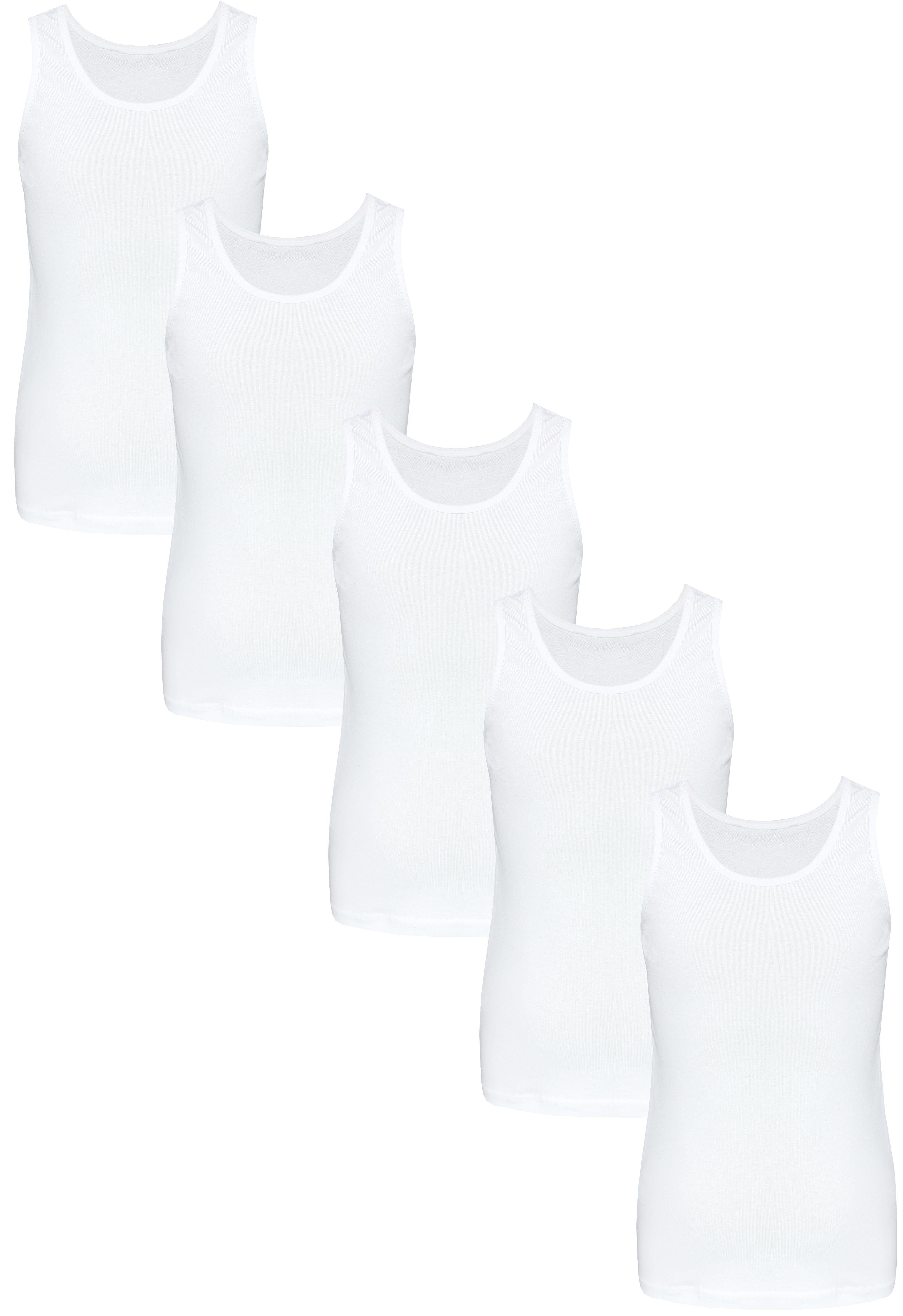 TupTam Unterhemd TupTam Mädchen Baumwolle Unterhemd 5er Pack Tank Top Ärmellos Kinder