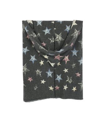 ZEBRO Modeschal Schal mit Sternen