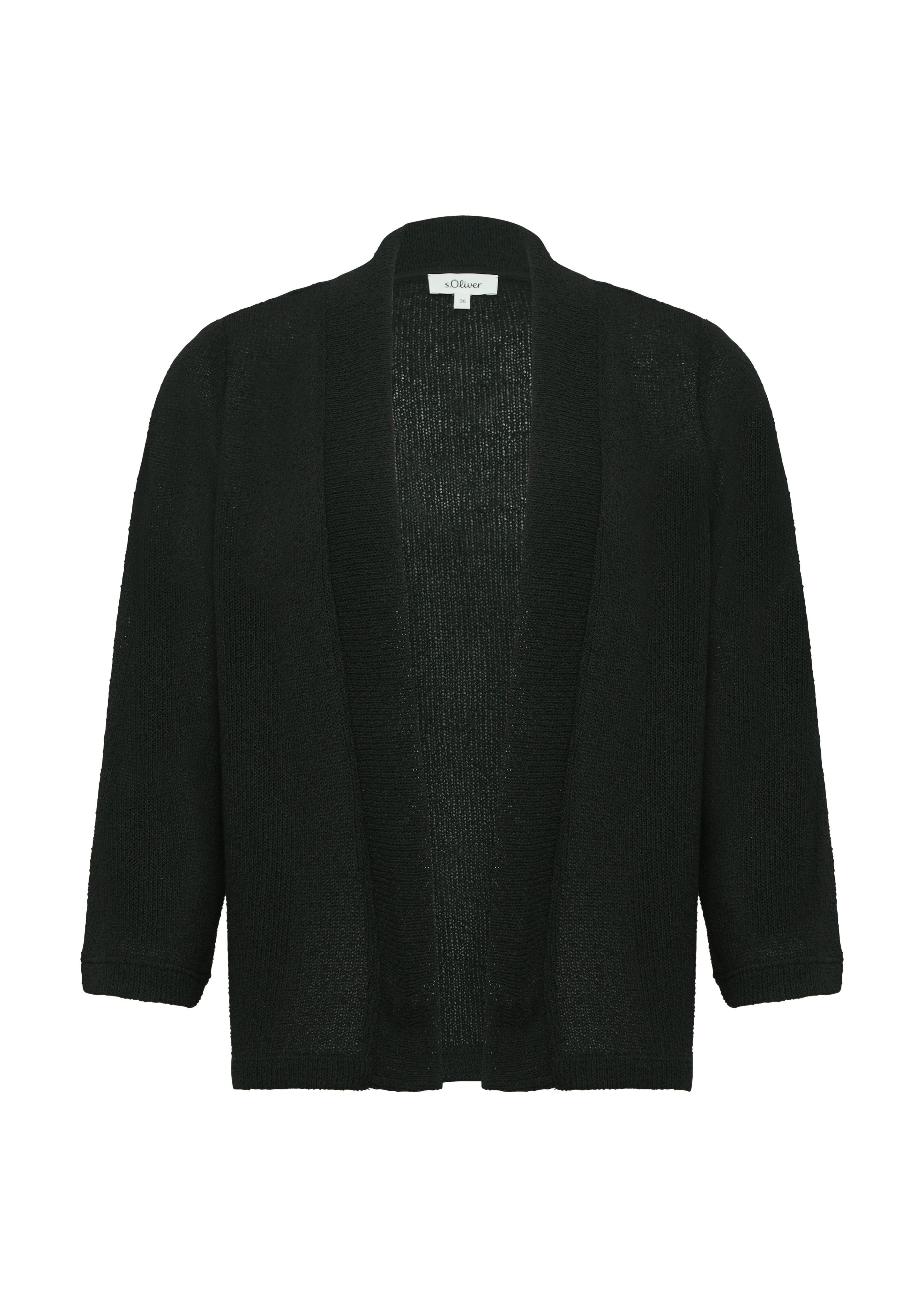 s.Oliver Funktionsjacke Cardigan aus Bouclégarn mit günstig online kaufen