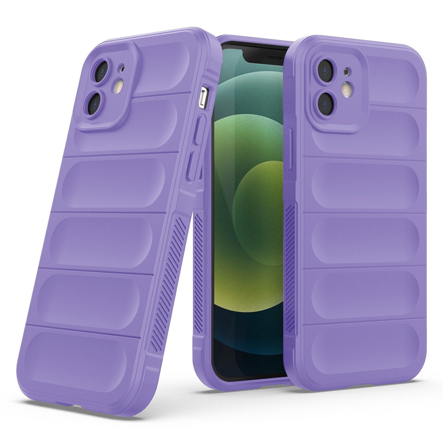 betterfon Handyhülle Outdoor Case für Apple iPhone 12 Back Cover Bumper TPU Case, Stoßfestes TPU, formstabil, flexibel & mit Kameraschutz