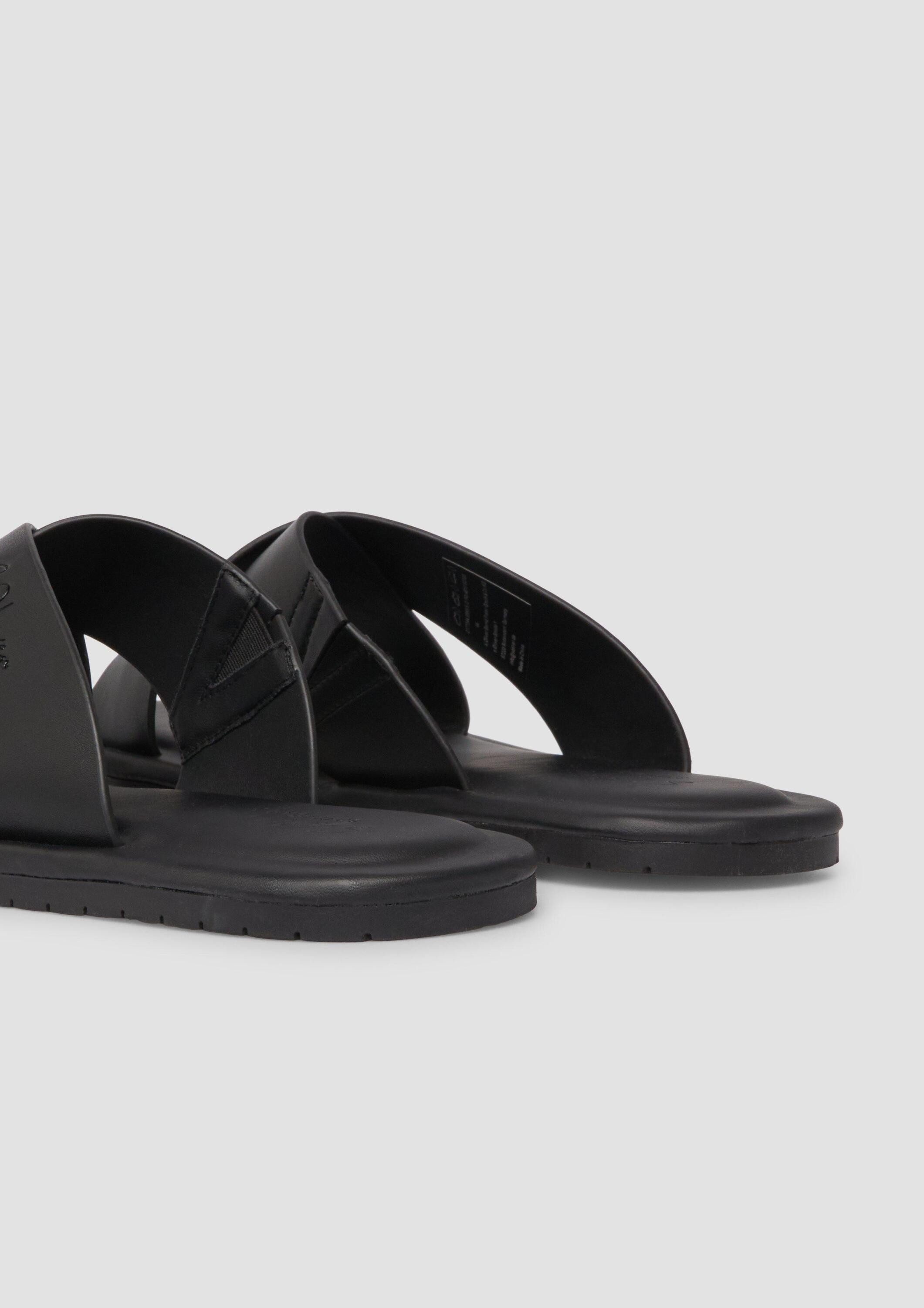 s.Oliver Sandalen Sandale Sandalen aus Kunstleder