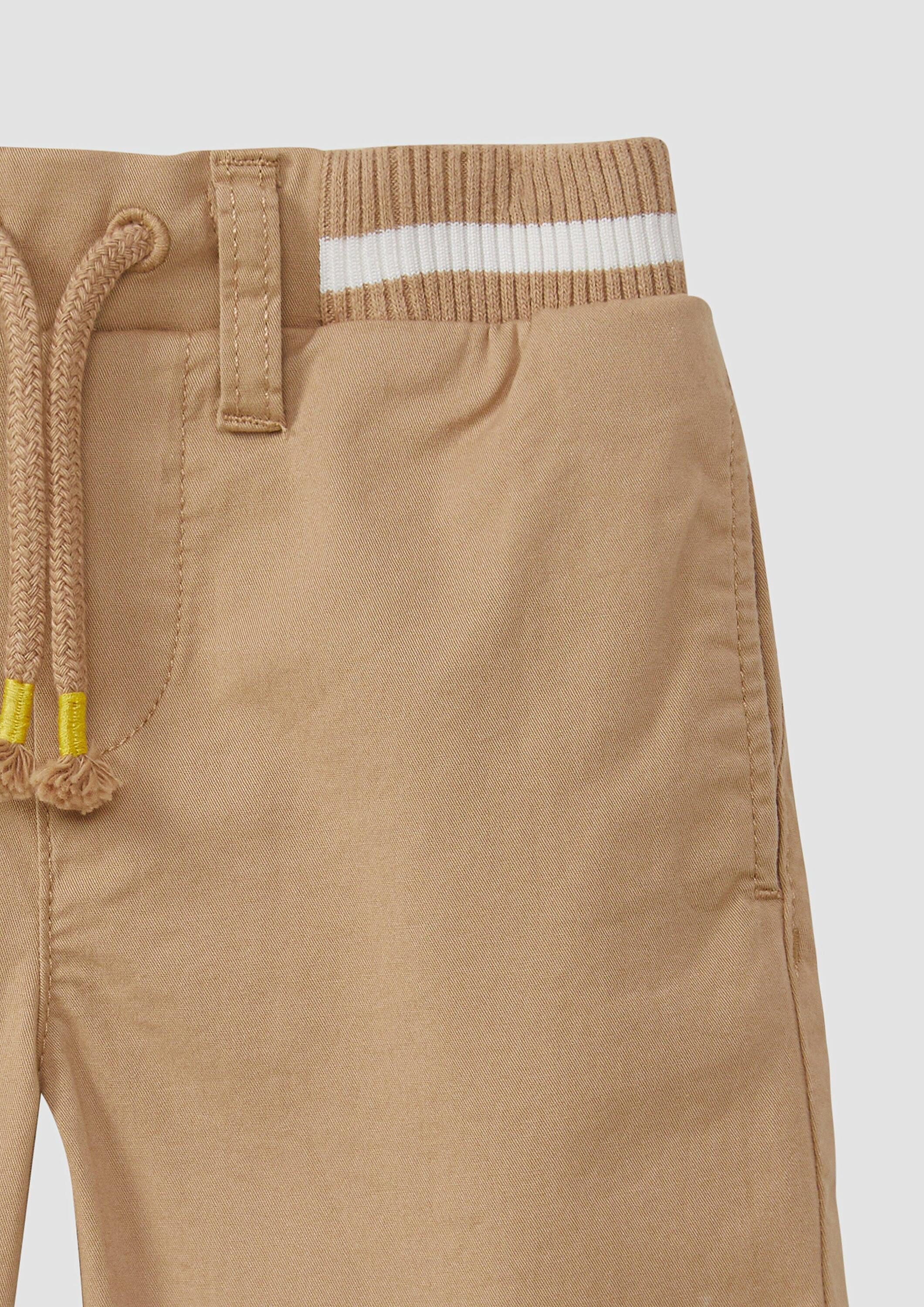 s.Oliver Shorts Hose PELLE Bermuda aus Baumwollstretch mit Rippbund