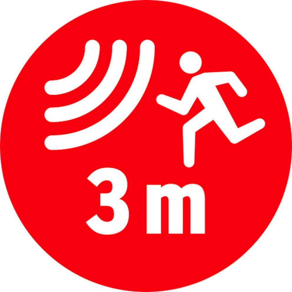 Brennenstuhl LED Nachtlicht NLB 02 BS, Bewegungsmelder, Ein-/Ausschalter, Nachtlichtfunktion, LED fest integriert, Warmweiß, mit Infrarot-Bewegungsmelder und Push-Schalter, inkl. Batterien