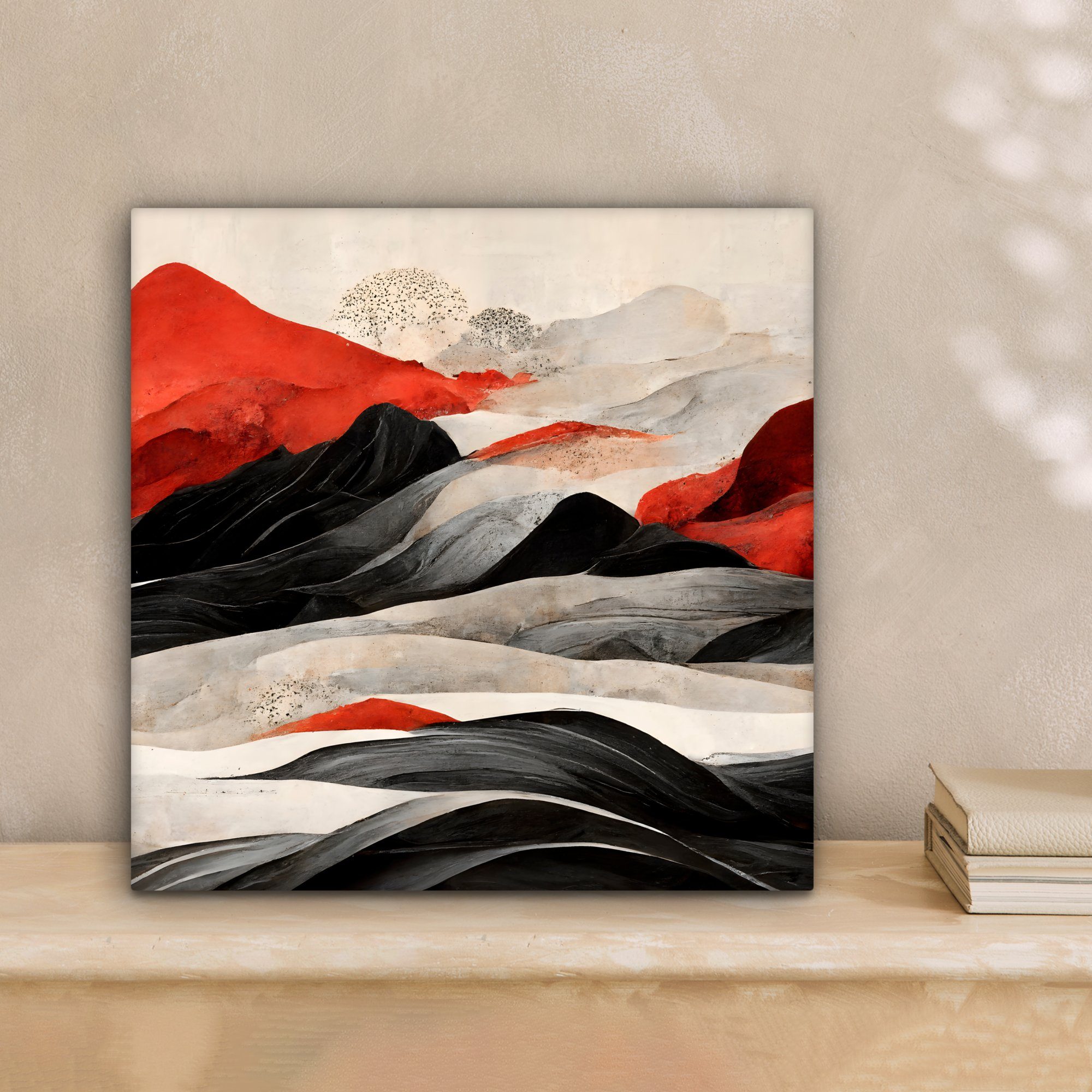OneMillionCanvasses® Leinwandbild Kunst - Berge - günstig online kaufen