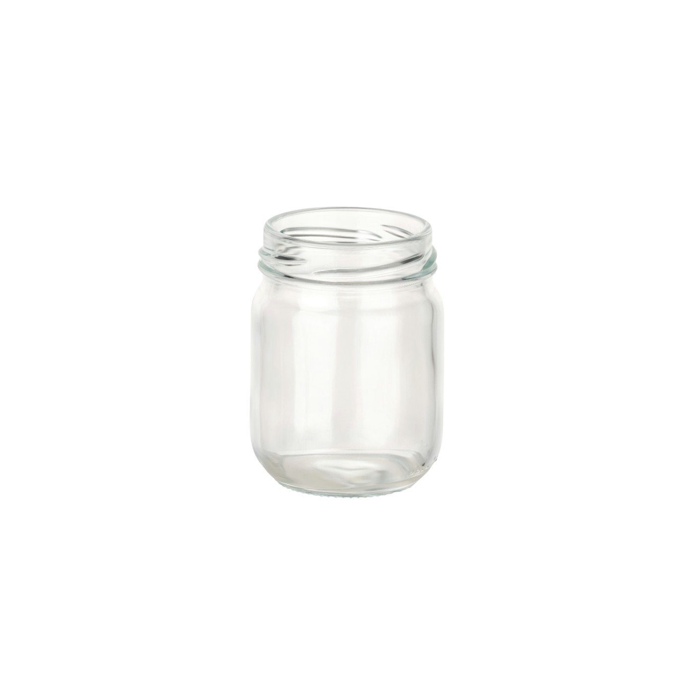 gouveo Einmachglas 130 (12-tlg) ml 53 Marmeladengläser, BS Helix TO Leere - Silberfarben Schraubdeckel mit